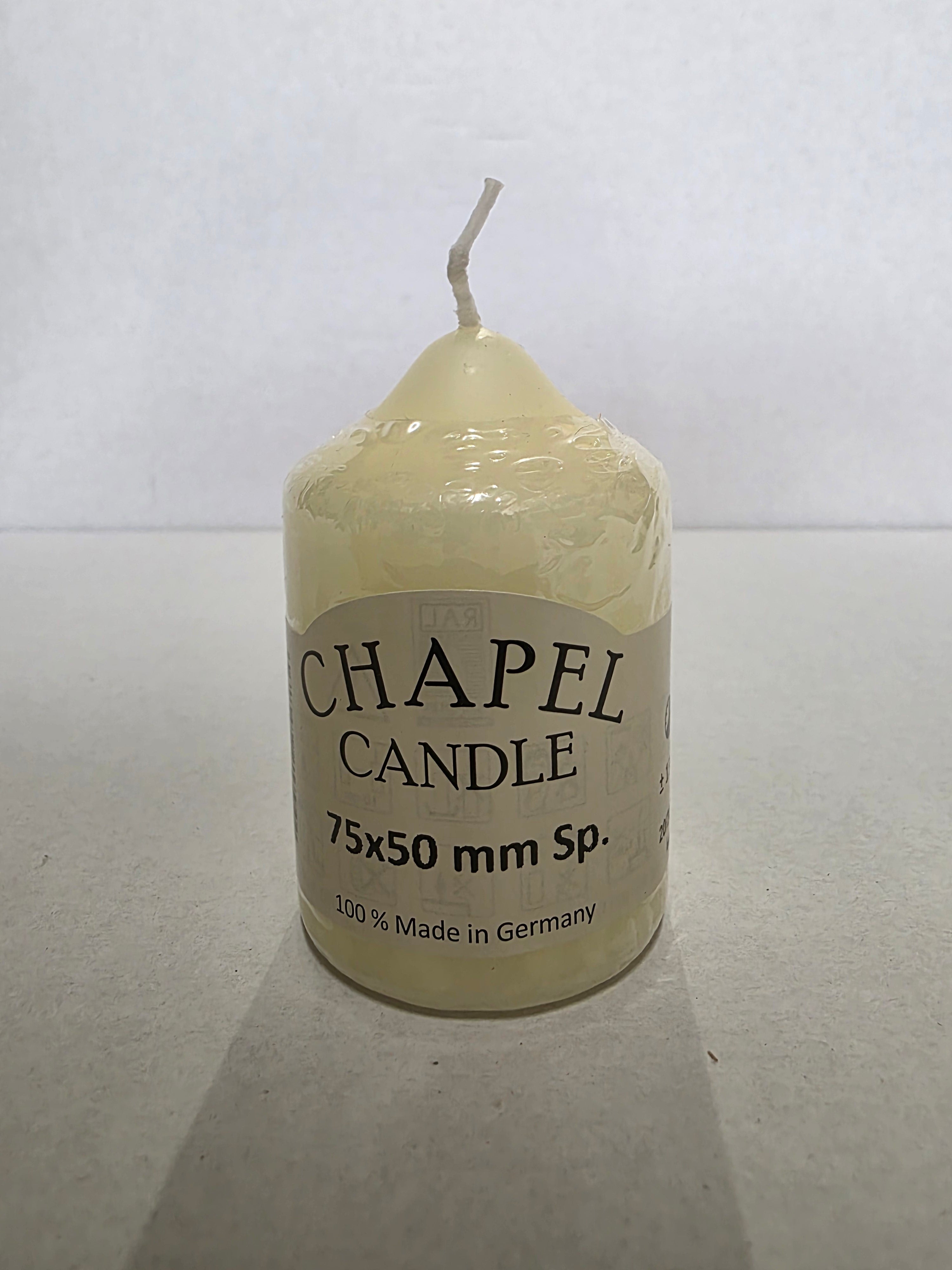 Chapel Candle 75x50mm (PACK OF 5)