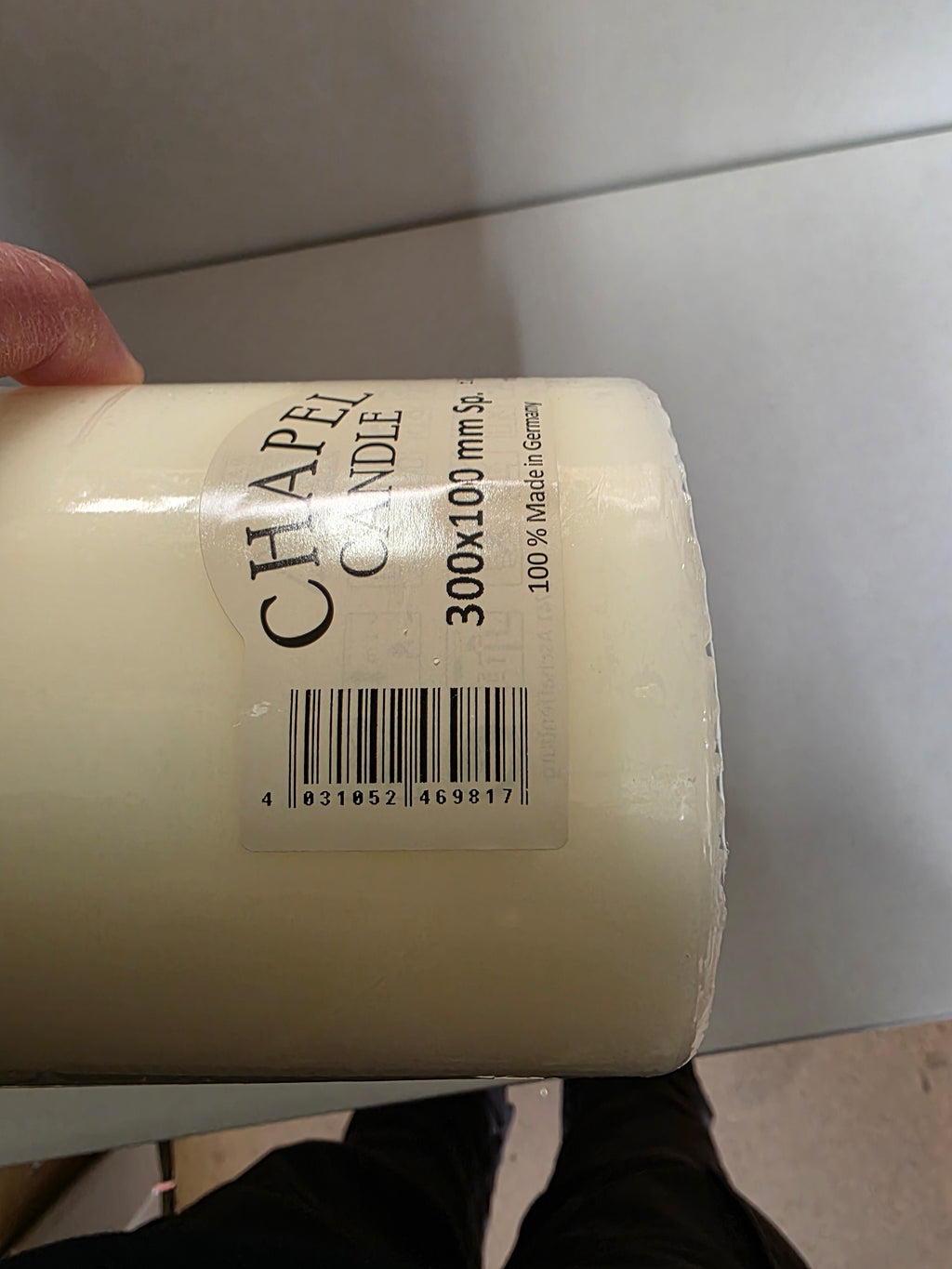 Chapel Candle 300x100mm