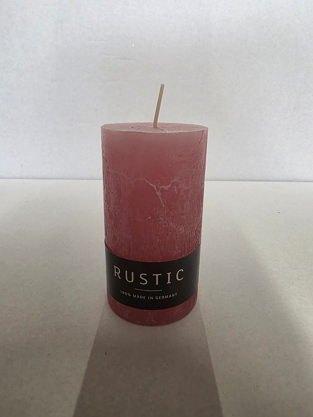 Rustic Safe Candle 110x60mm Rose