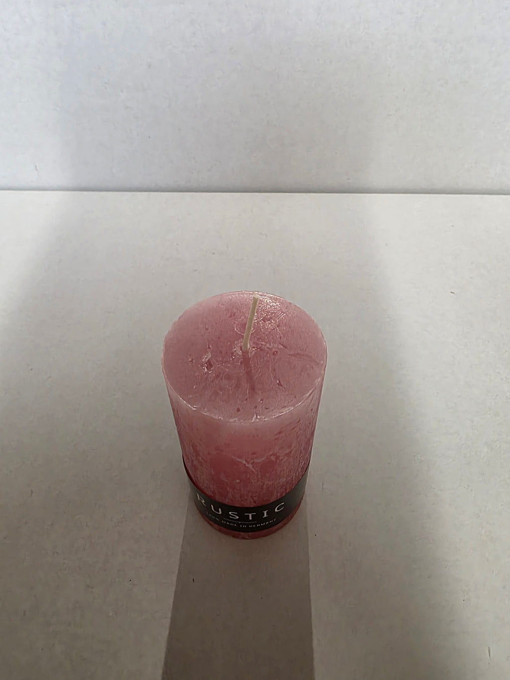 Rustic Safe Candle 110x60mm Rose