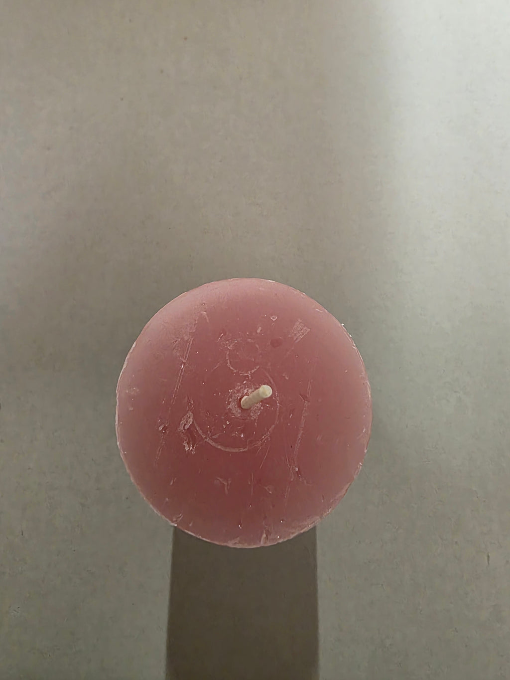 Rustic Safe Candle 110x60mm Rose