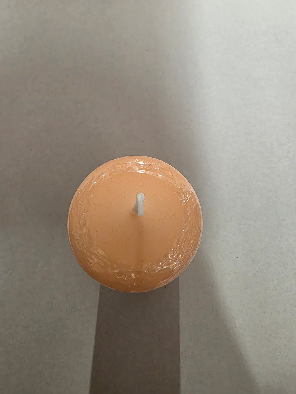 Safe Candle 120x60mm Peach (PACK OF 3)