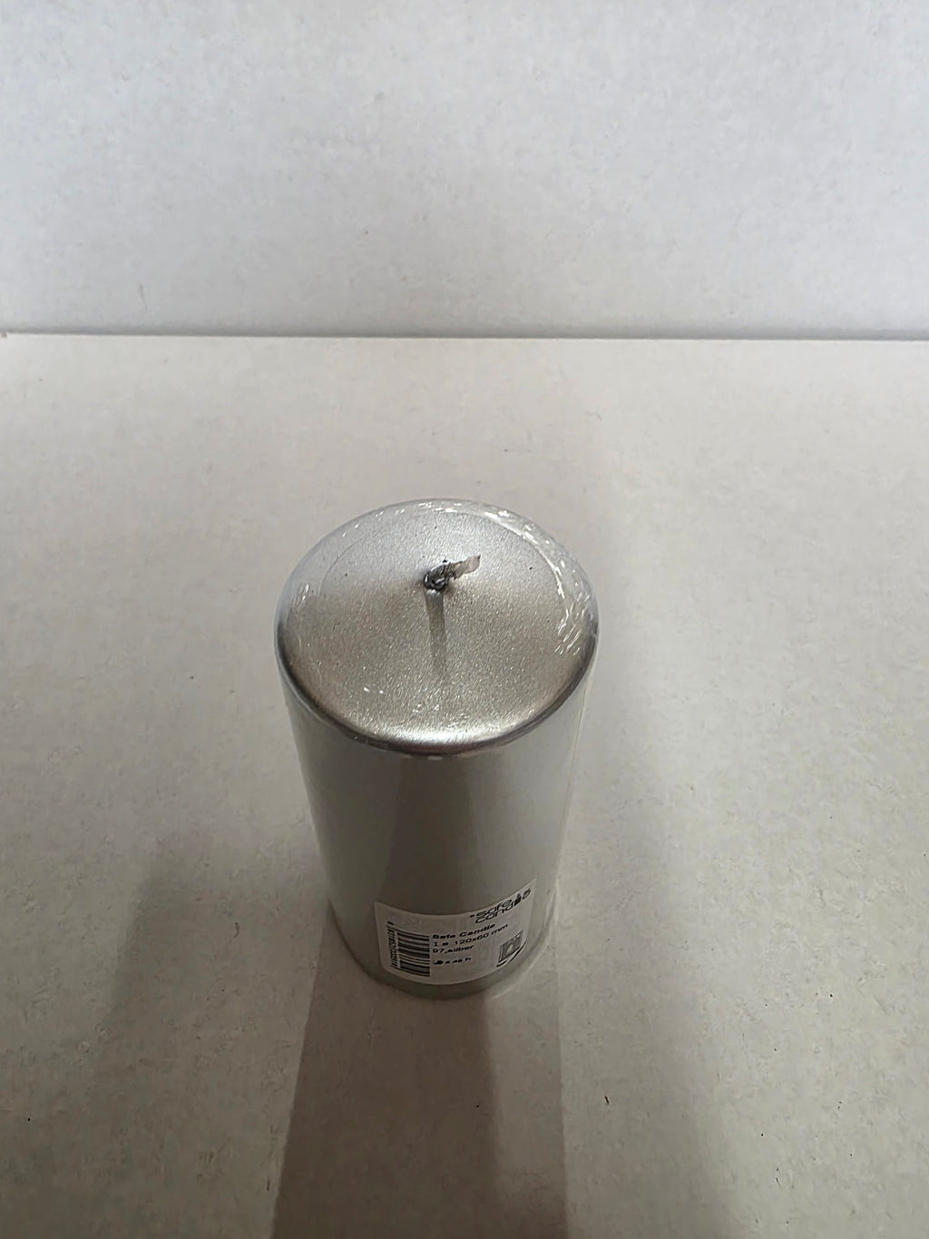 Safe Candle 120x60mm Silver (PACK OF 2)