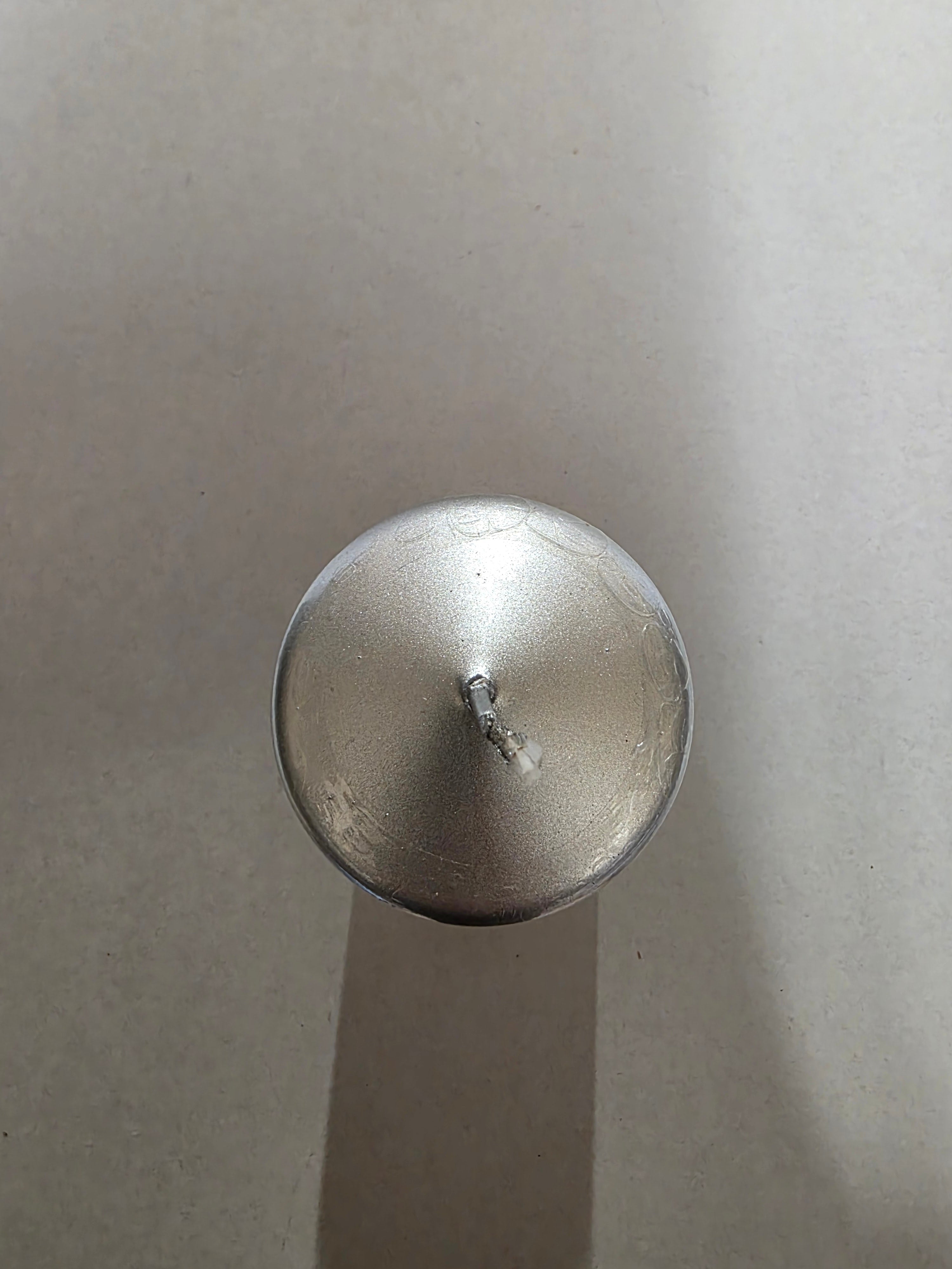 Safe Candle 120x60mm Silver (PACK OF 2)