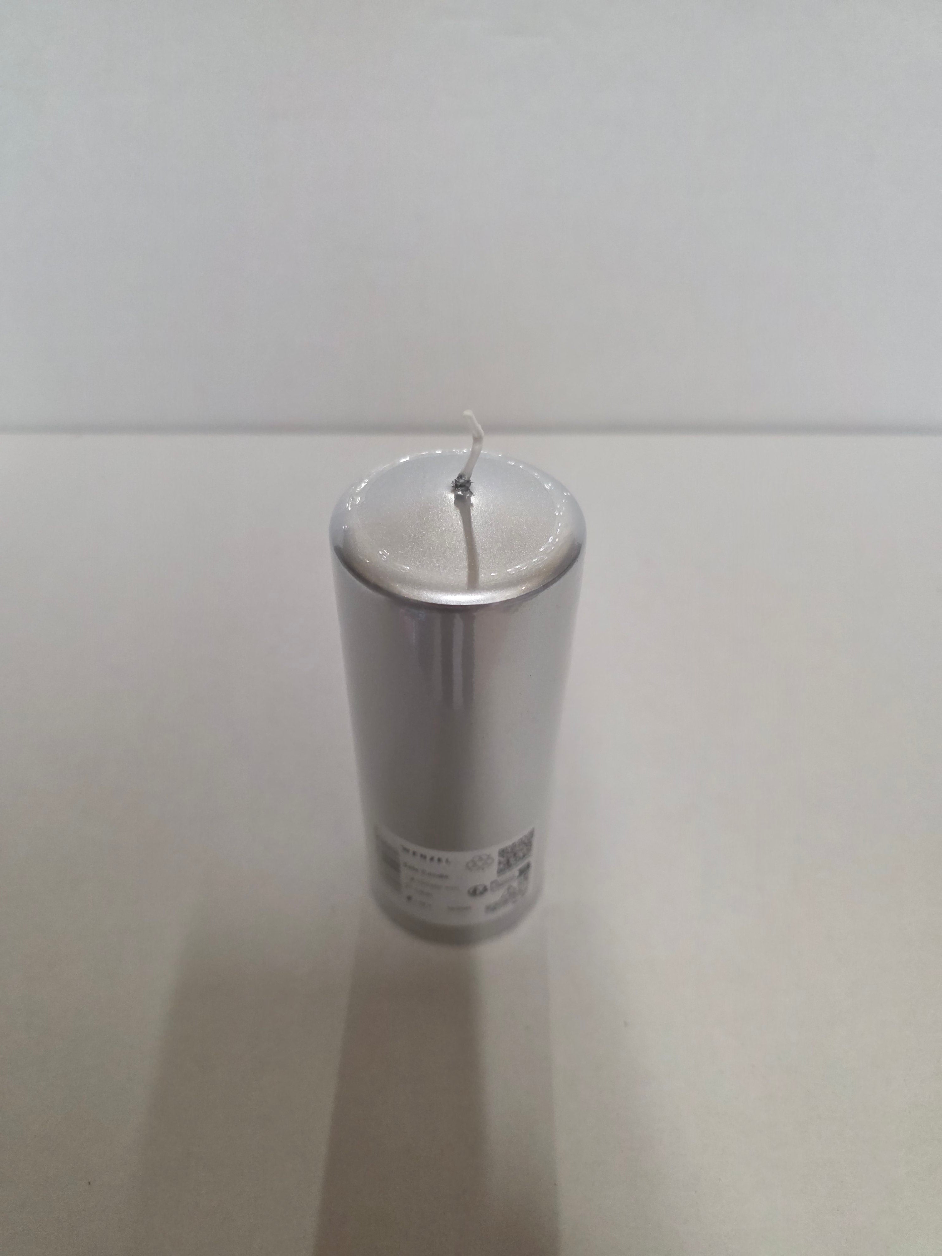 Safe Candle 150x60mm Silver (PACK OF 2)