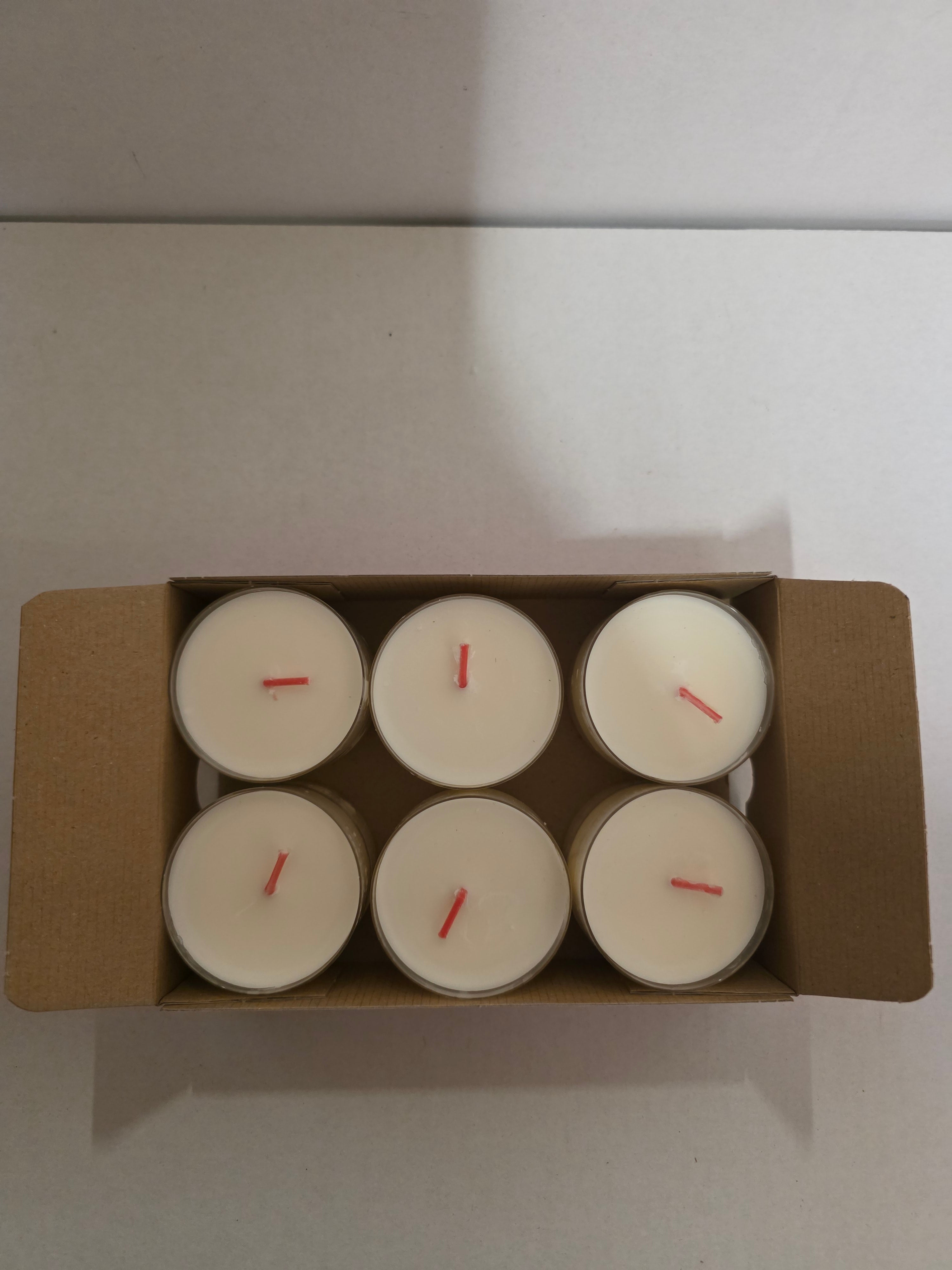 Clear Cup Maxi Tea Lights X12