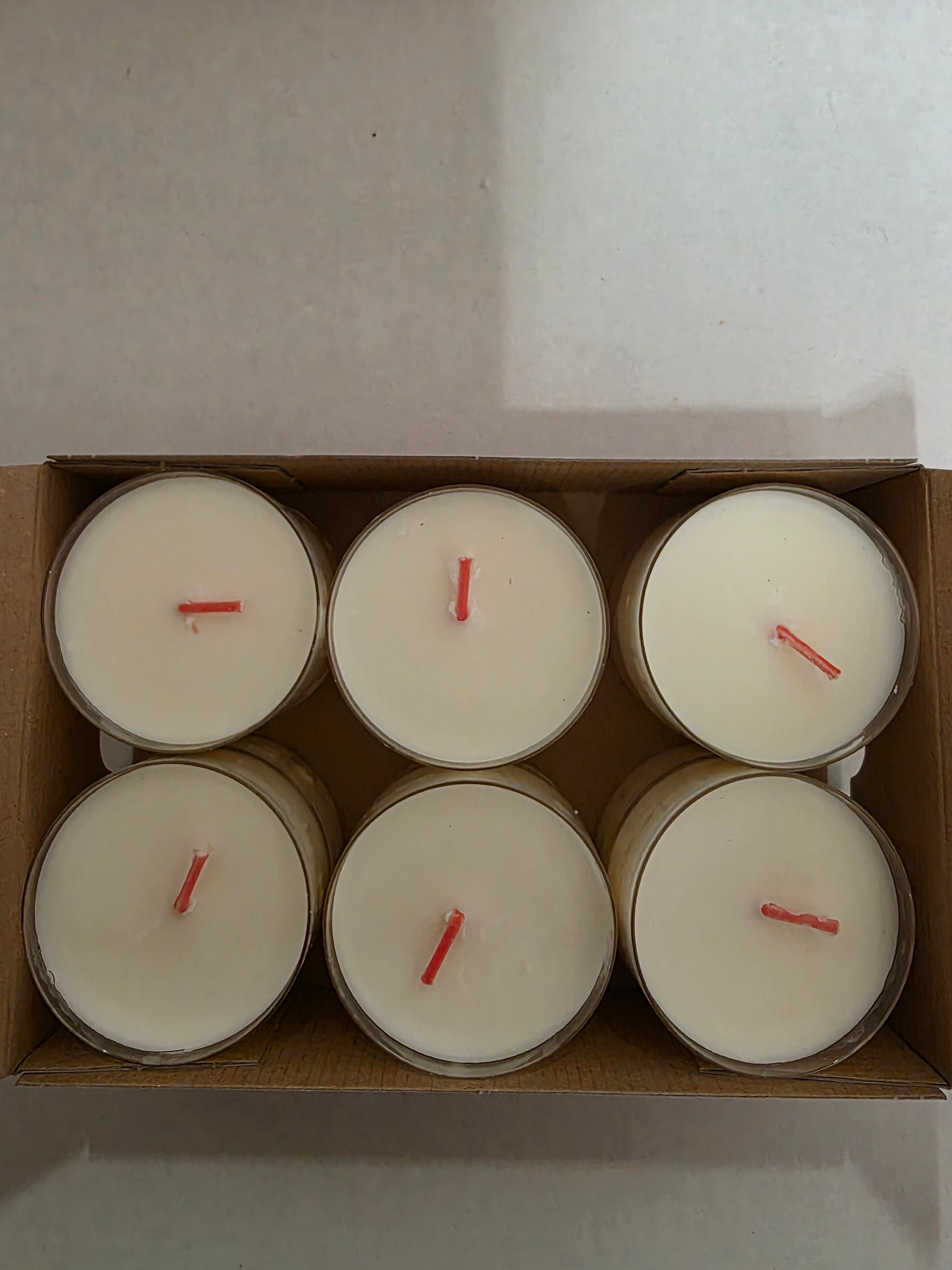 Clear Cup Maxi Tea Lights X12