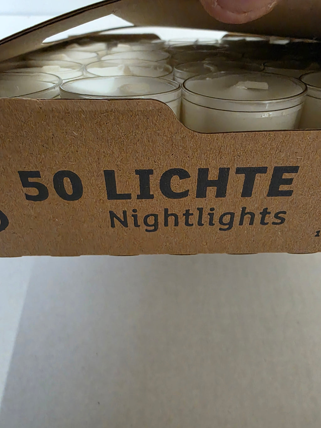 Nightlights Clear Cups 8 Hour X50