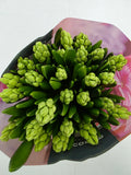 Farm Fresh Hyacinthus Orientalis Top White(Bunch of 25stems, Length 30cm)