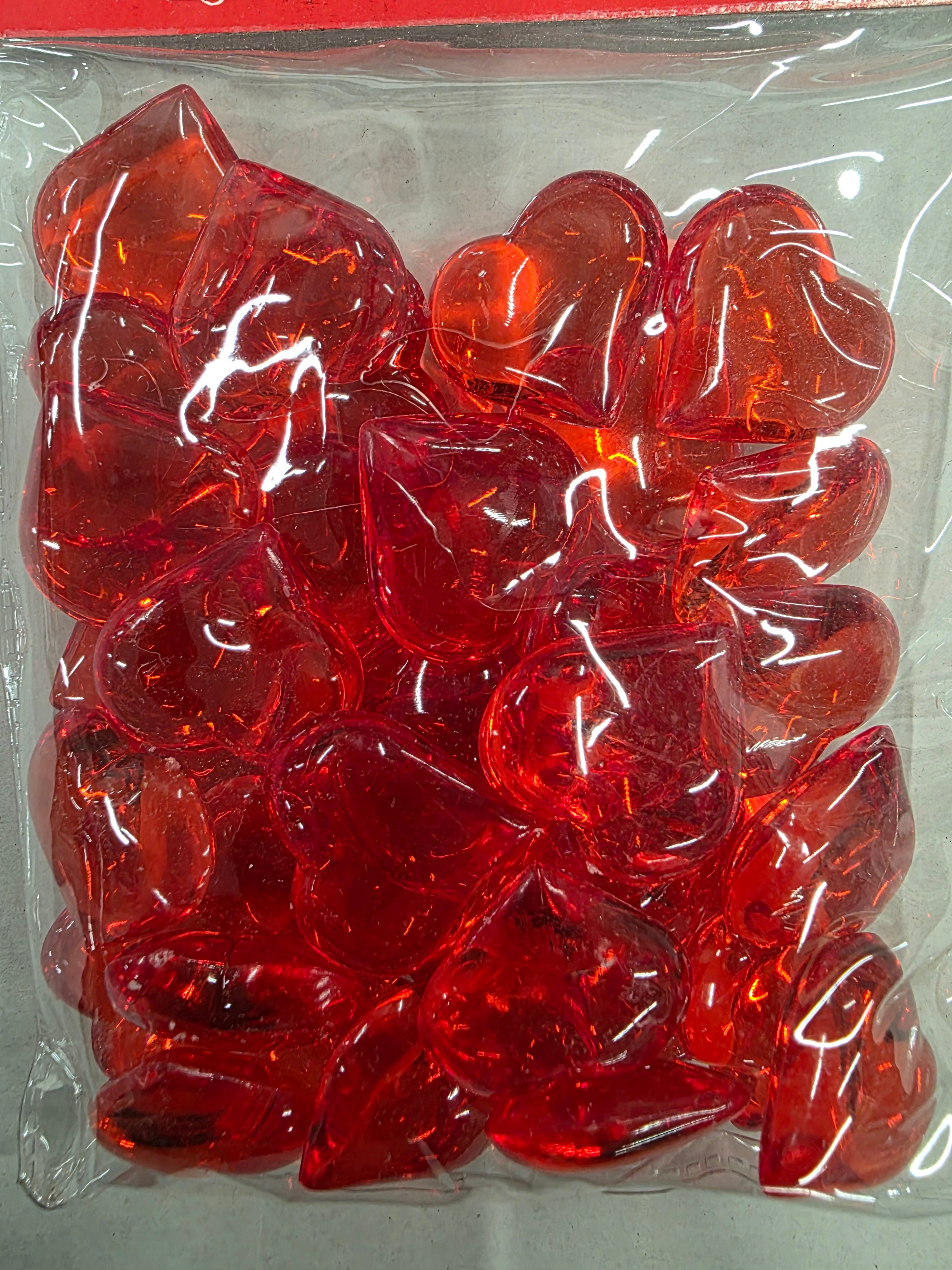 Acrylic Heart Red 45 G (PACK OF 2)