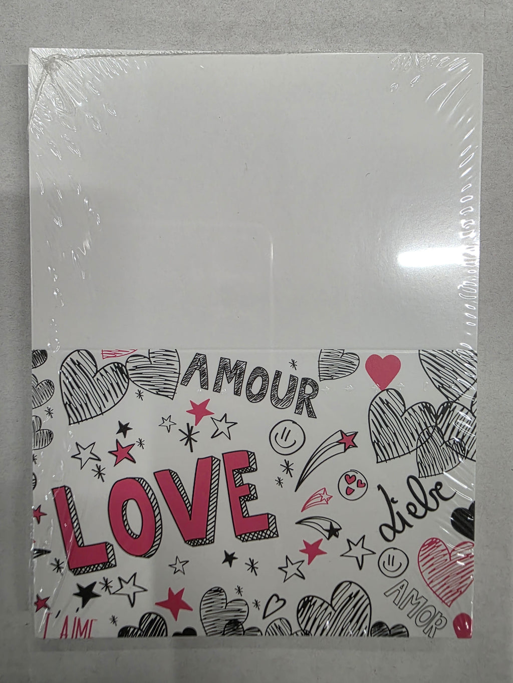 Folded Card Amour Love (3 pack of 25 cards each)