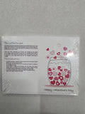 Folded Card Jar Of Hearts (3 pack of 25 cards each)