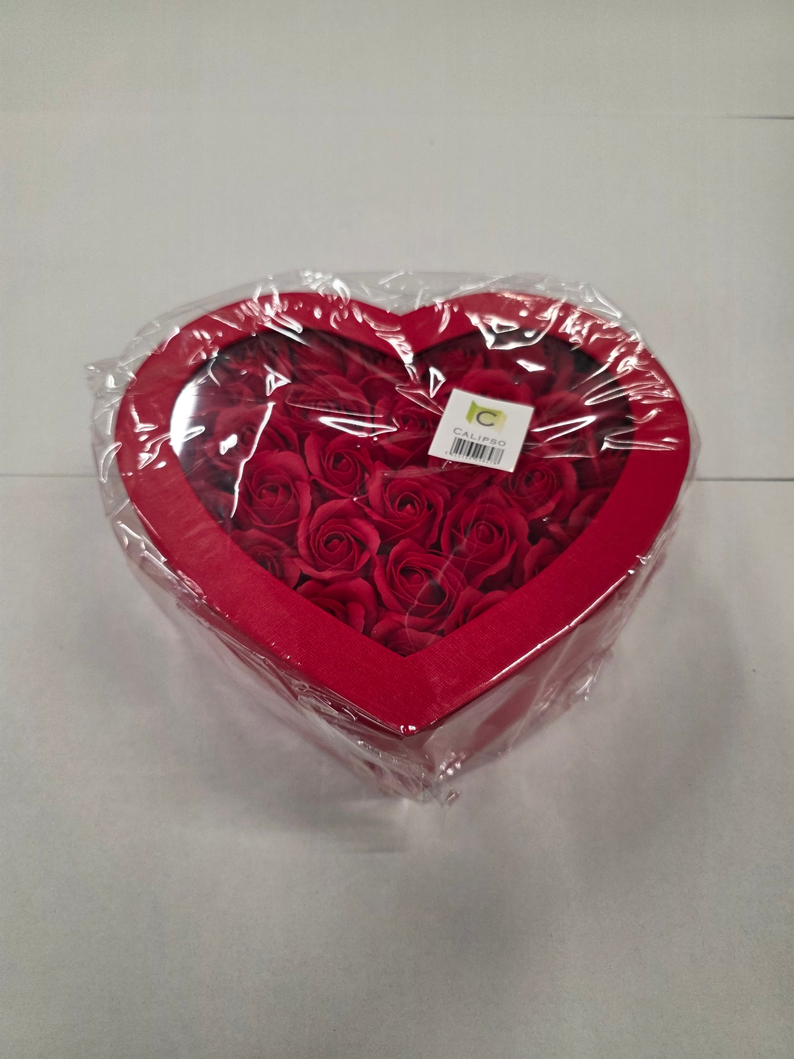 Heart Rose Box Black 27x24x11.5cm
