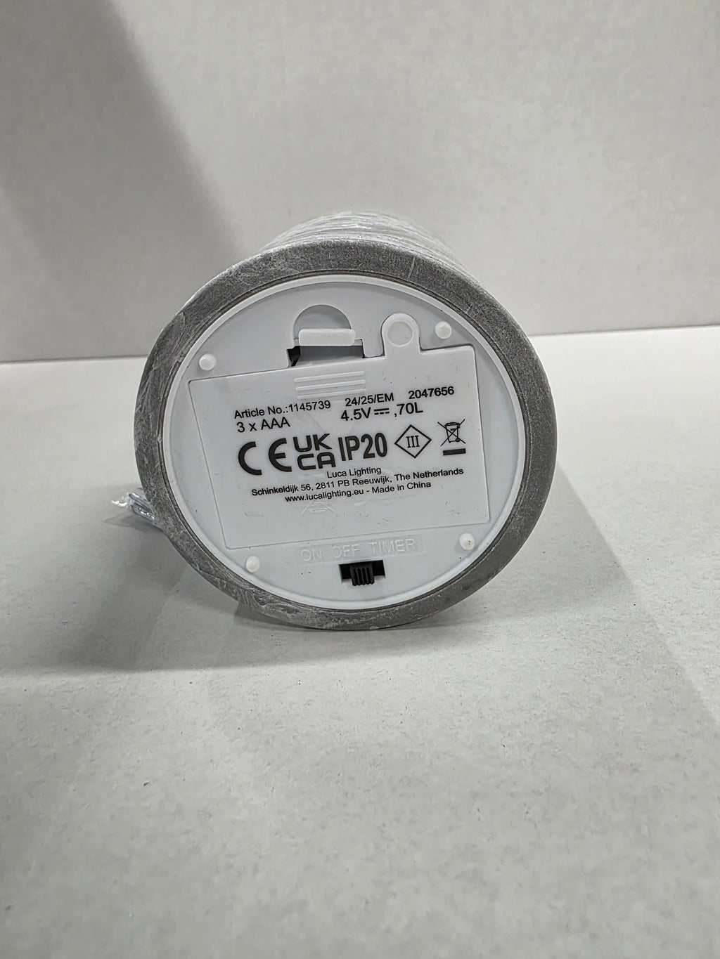 Lamp Love Pink Battery Operated Timer