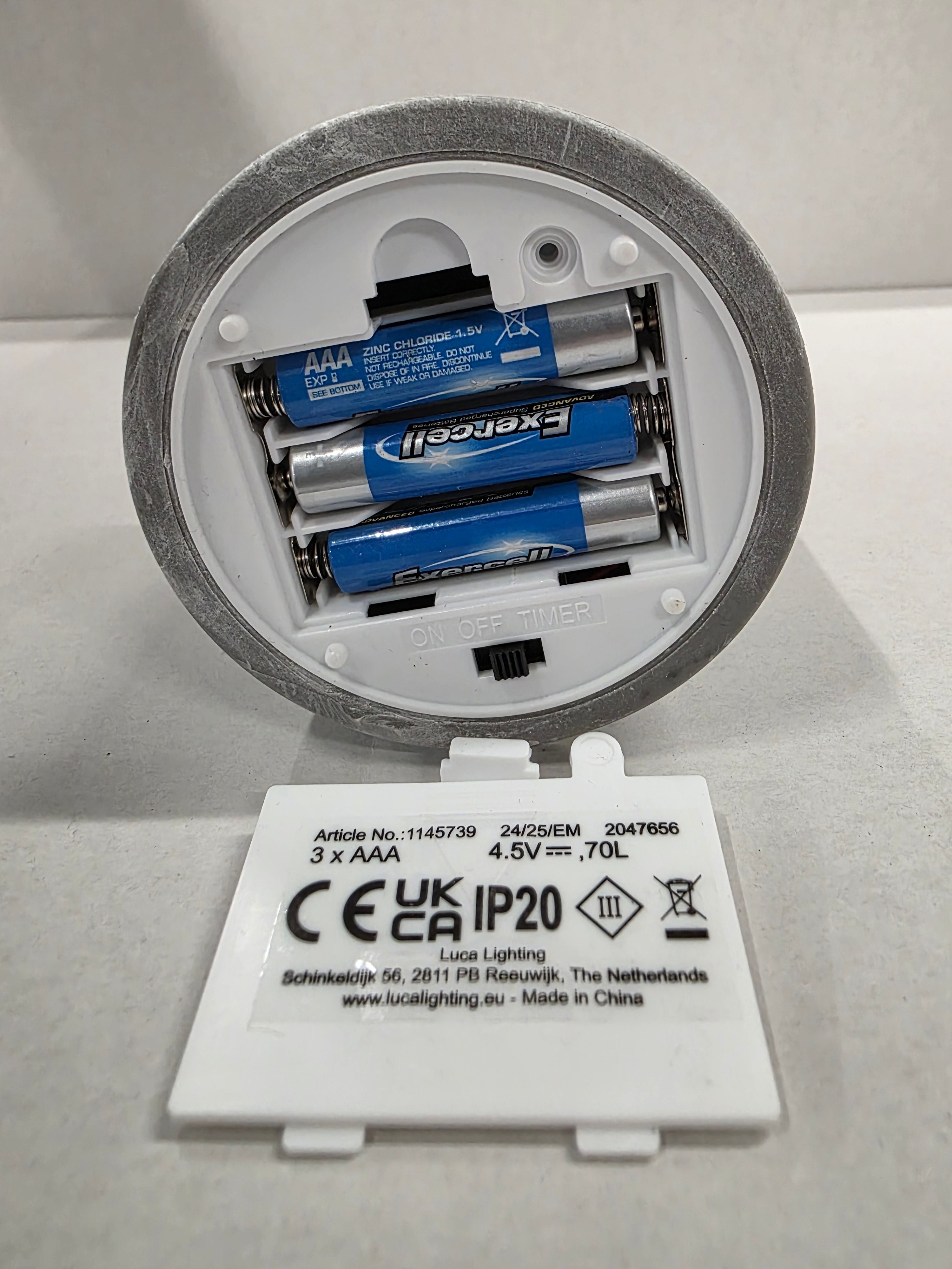 Lamp Love Pink Battery Operated Timer