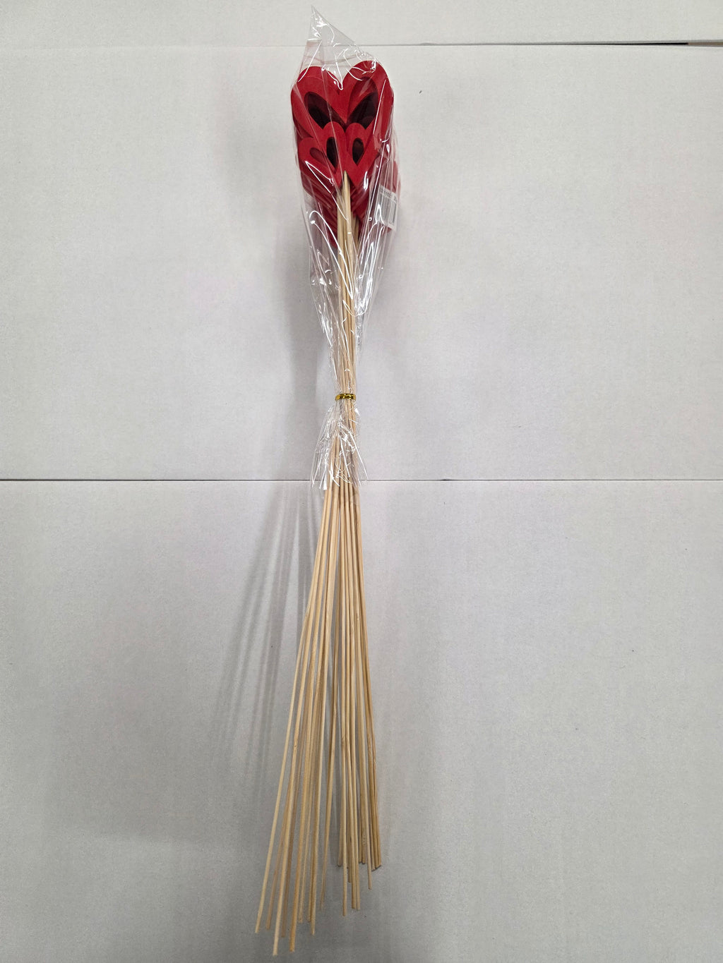 Pick Double Heart Red 7x5x57.5cm
