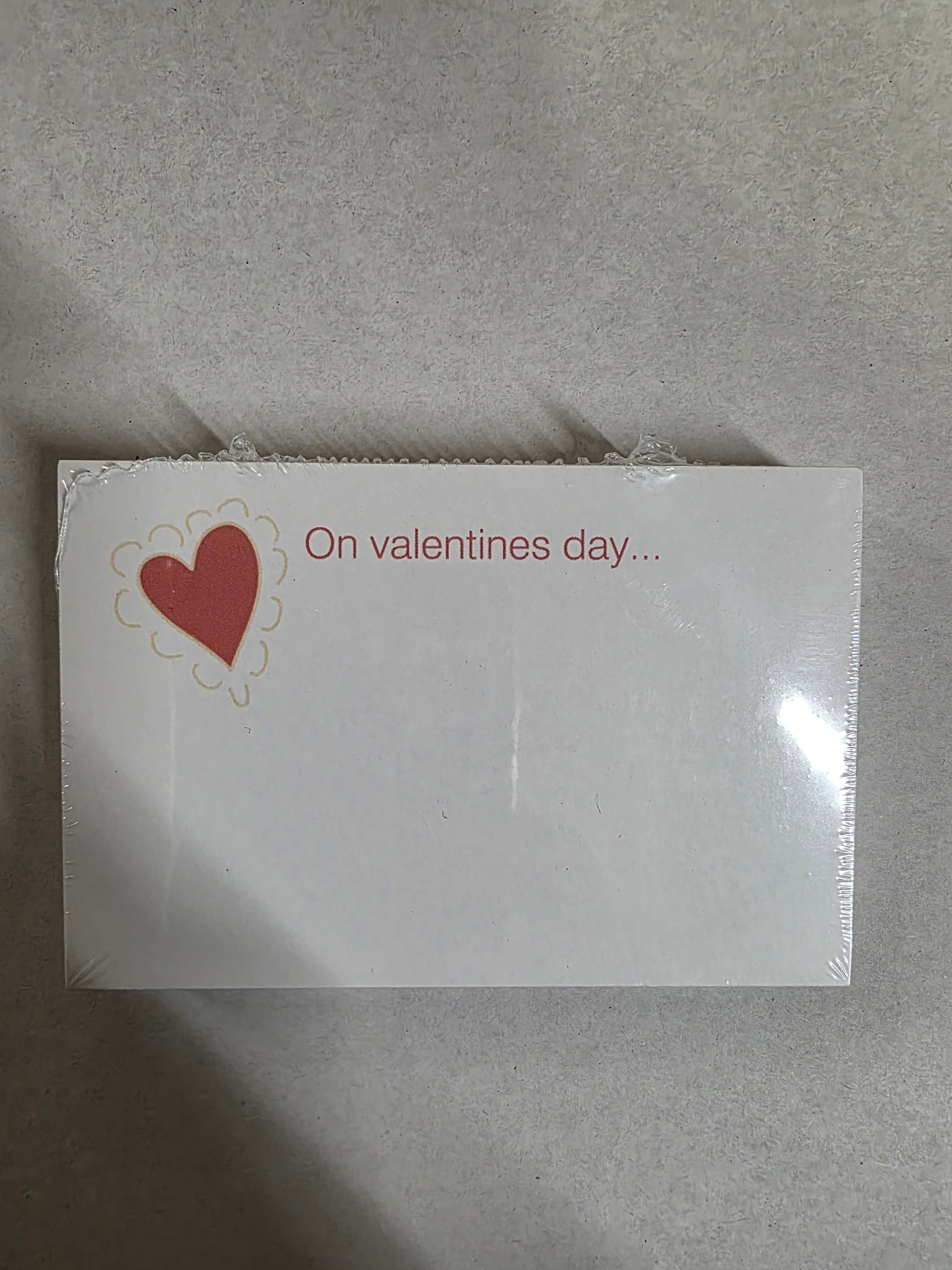 Small Card On Valentines Day (3 pack of 50 cards each)