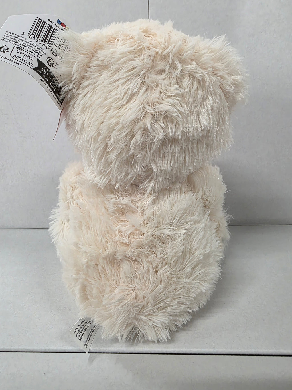 Soft Toy I Love You Bear Cream Medium (PACK OF 2)