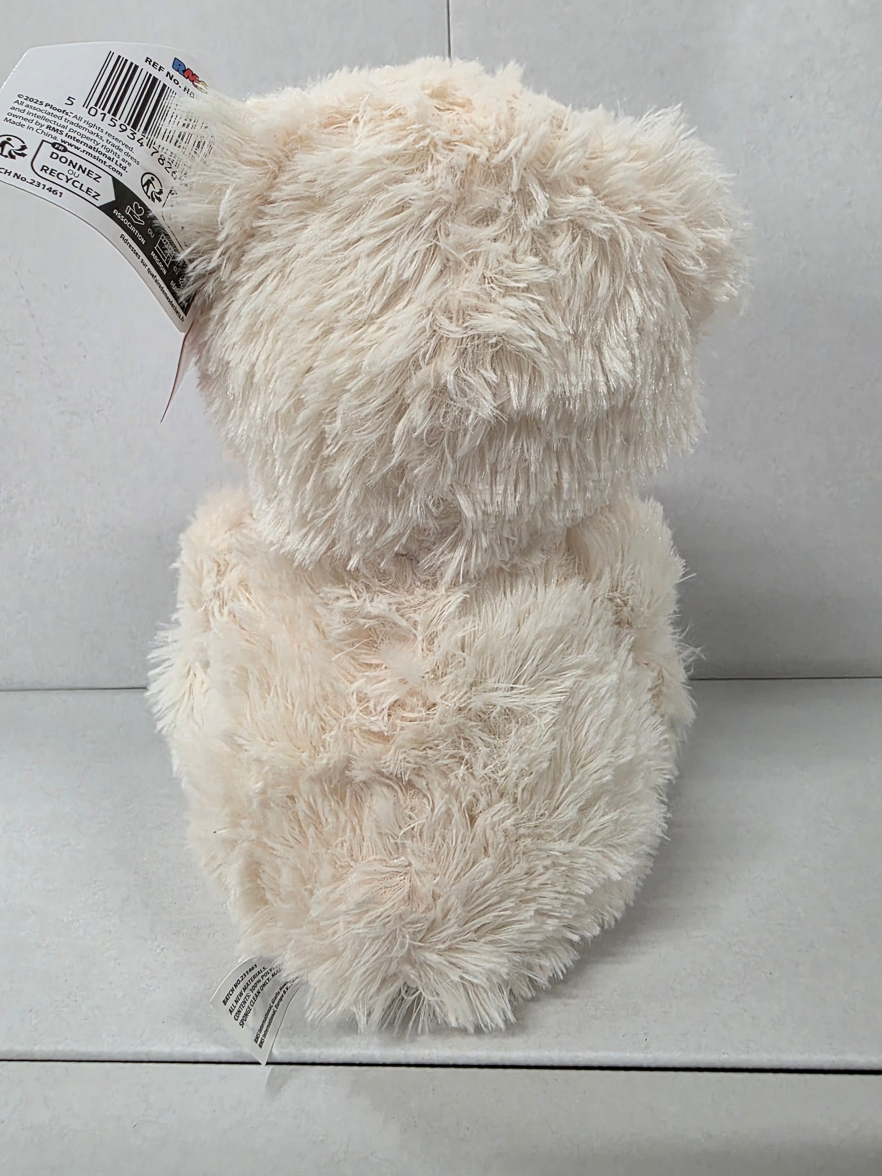 Soft Toy I Love You Bear Cream Medium (PACK OF 2)