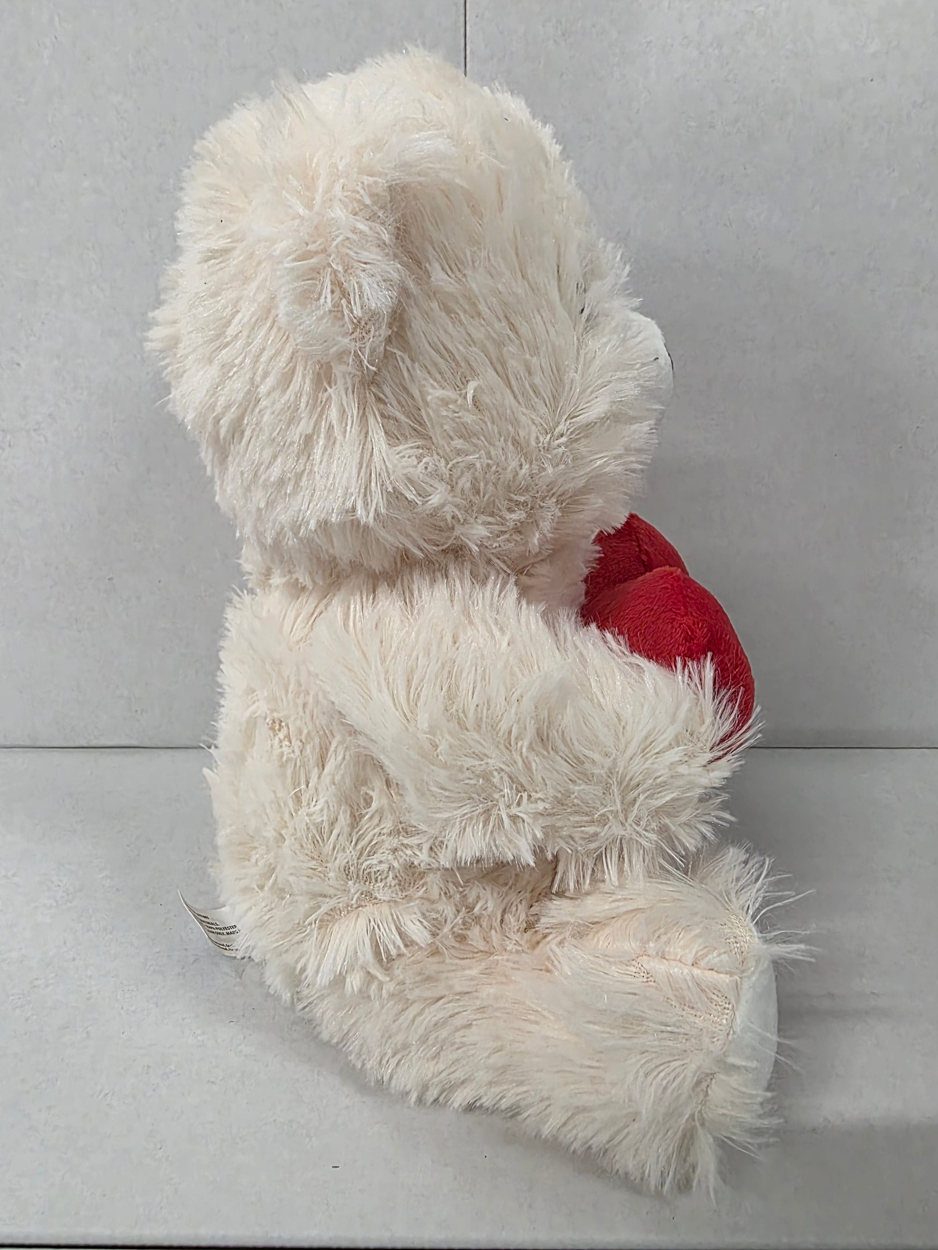 Soft Toy I Love You Bear Cream Medium (PACK OF 2)