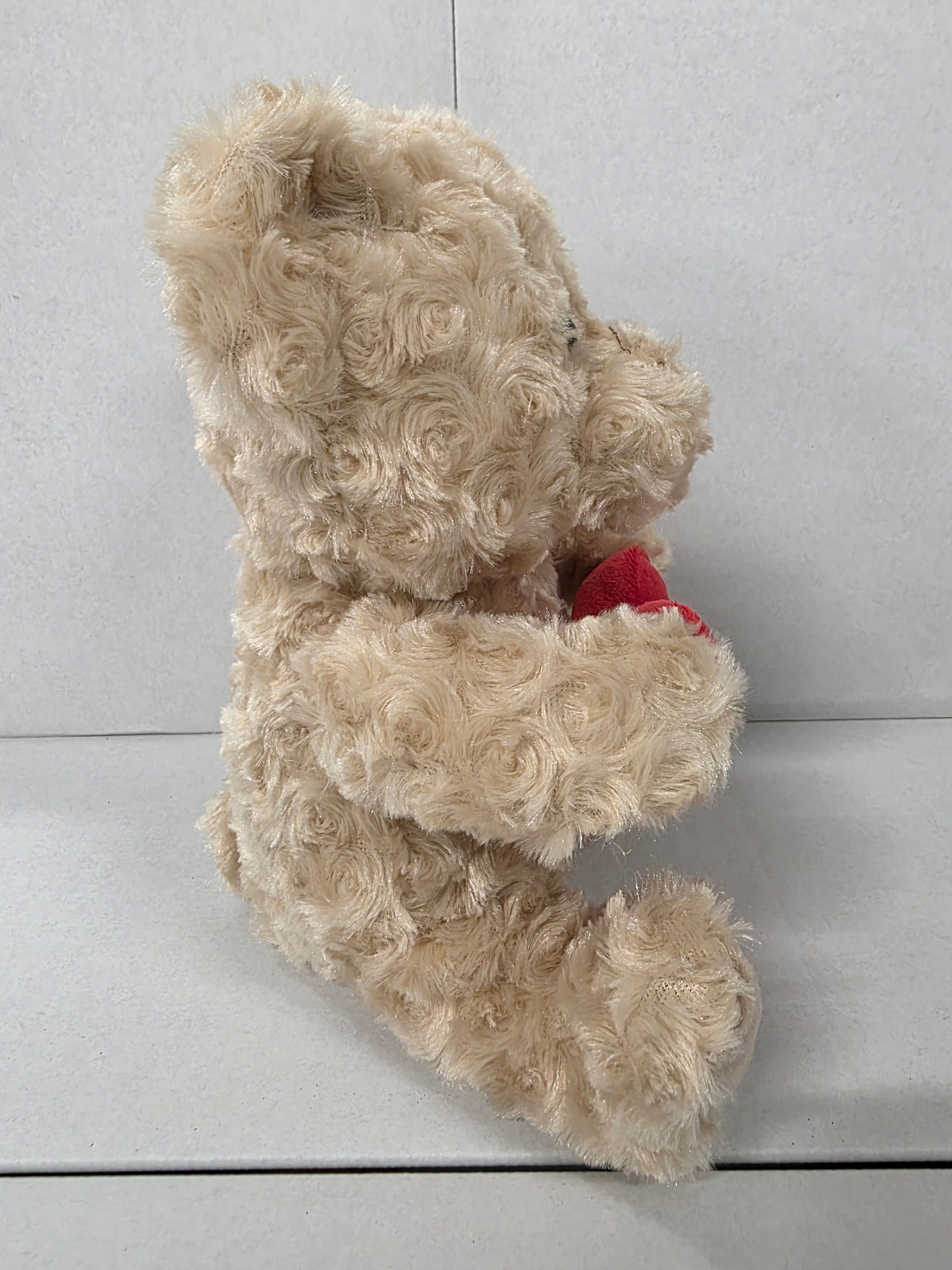 Valentines Bear With Heart 25cm (PACK OF 2)