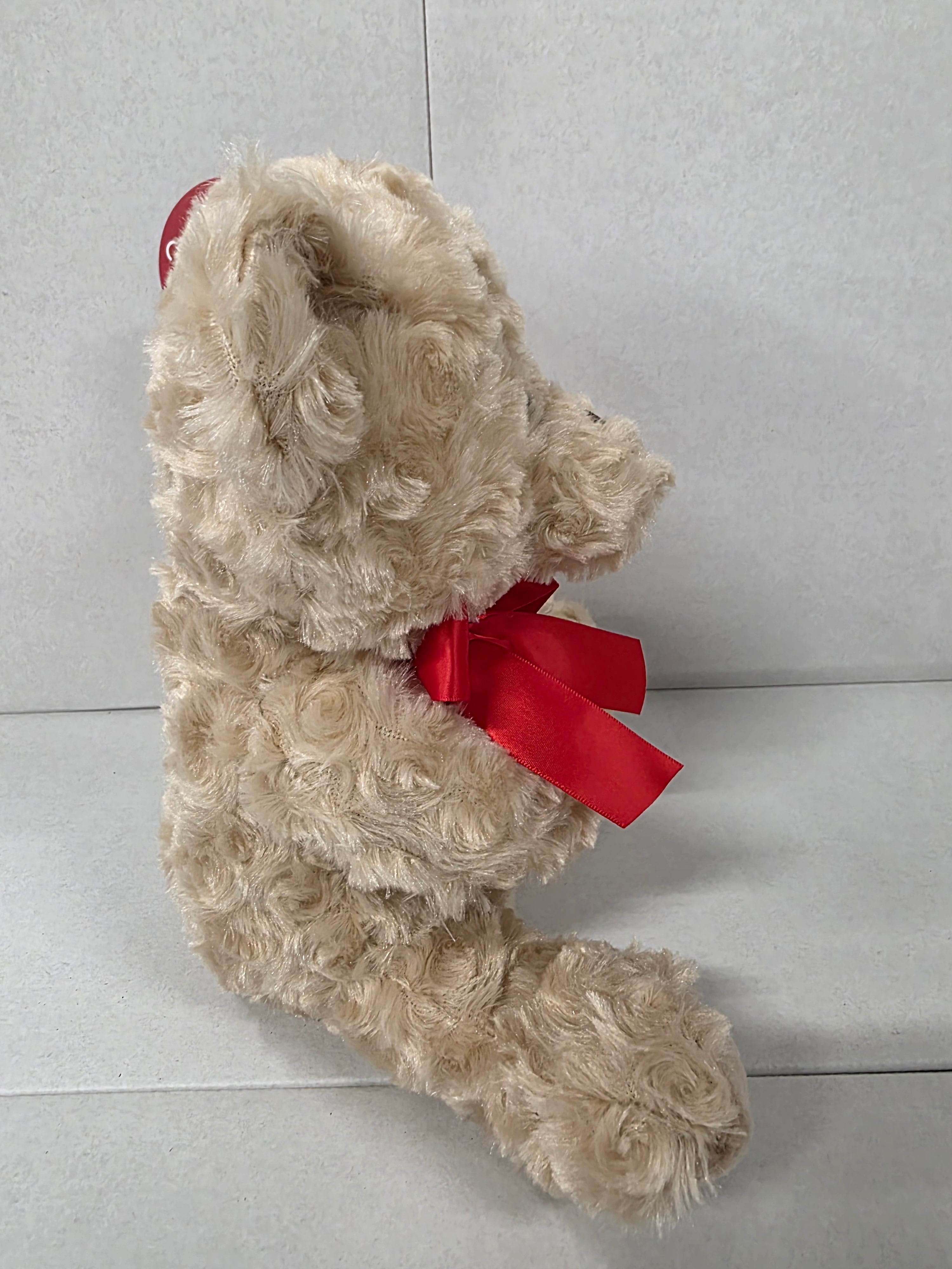 Valentines Bear With Rose 25cm (PACK OF 2)