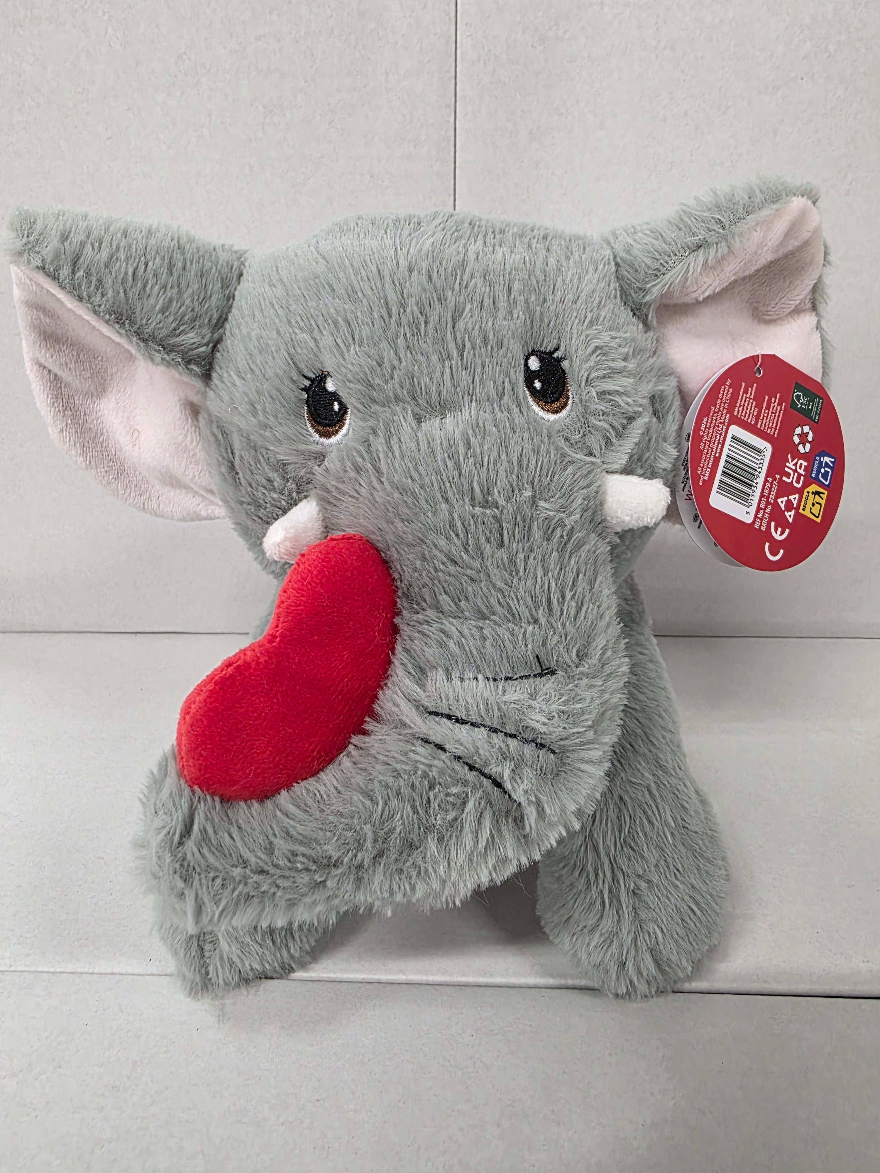 Valentines Elephant 25cm