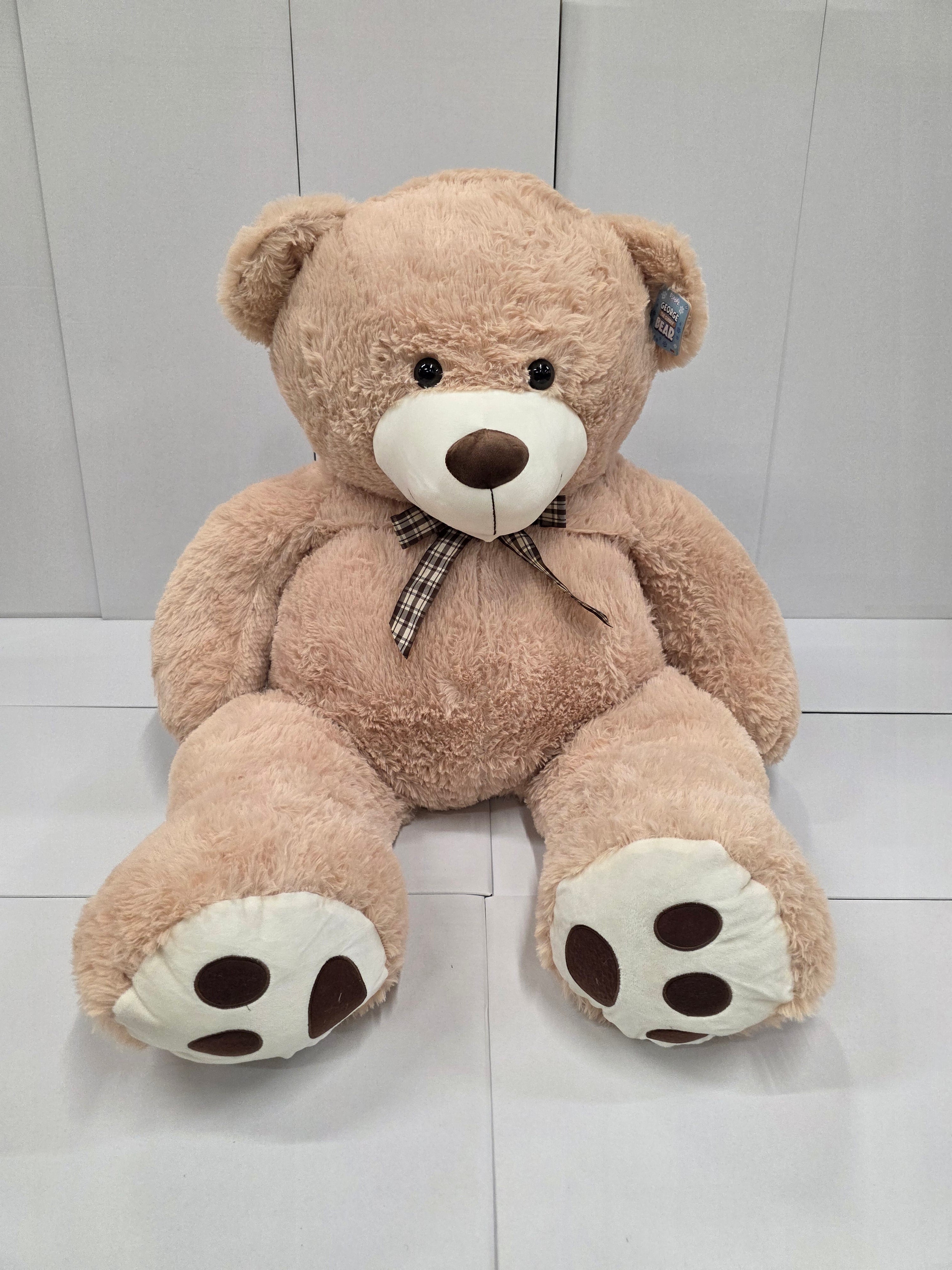 Valentines Giant George Bear Beige 53 Inch