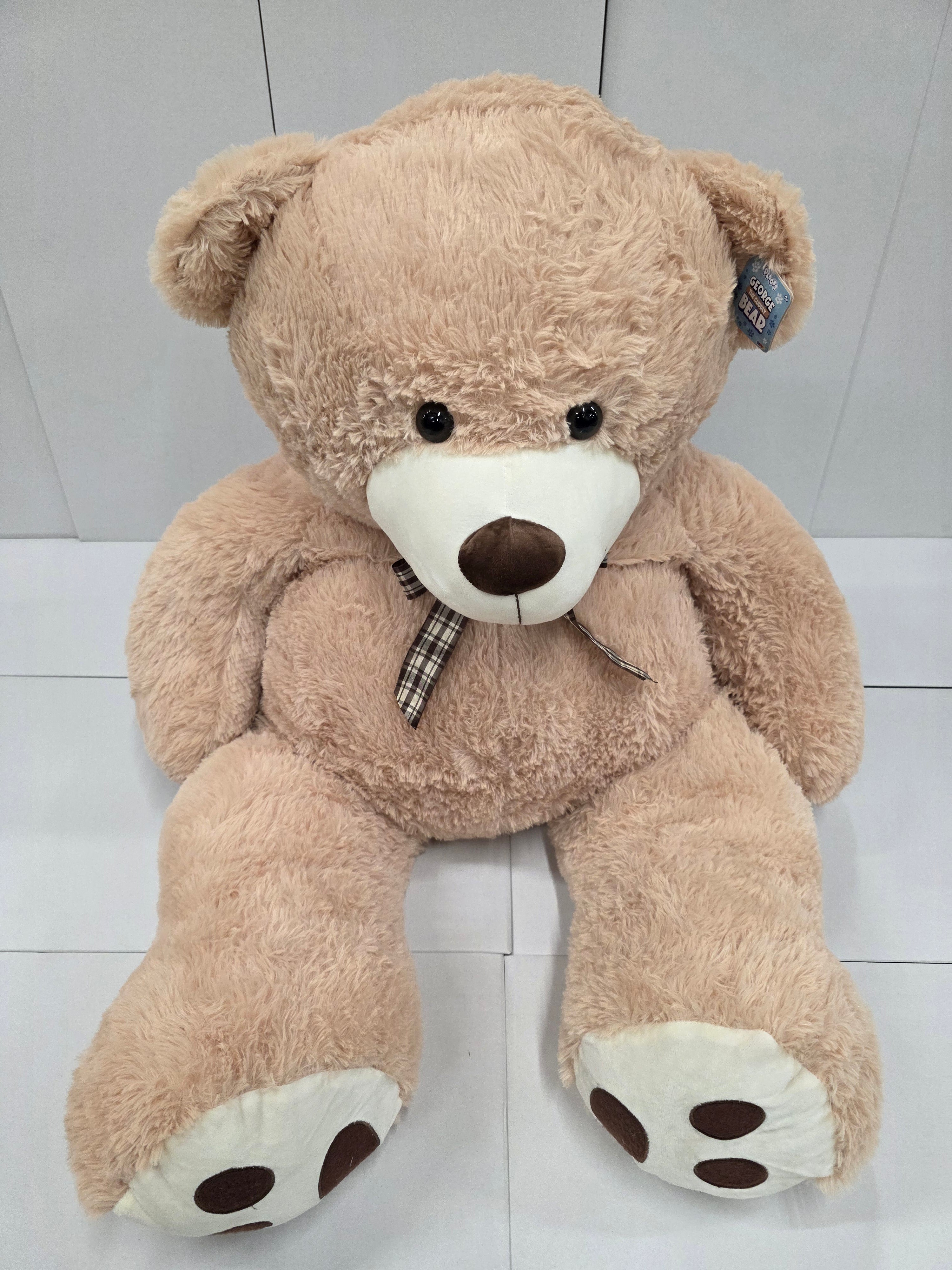 Valentines Giant George Bear Beige 53 Inch