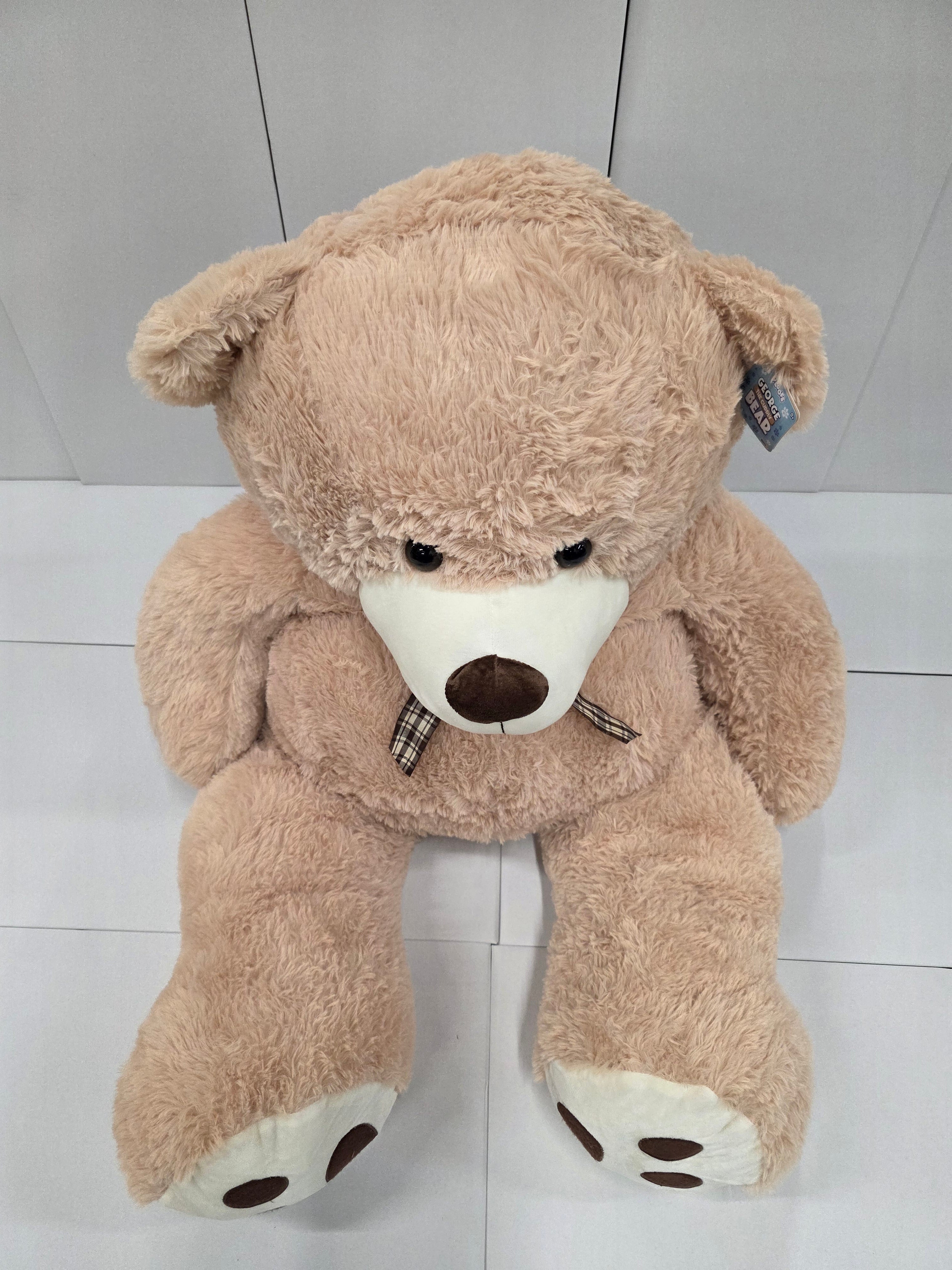 Valentines Giant George Bear Beige 53 Inch
