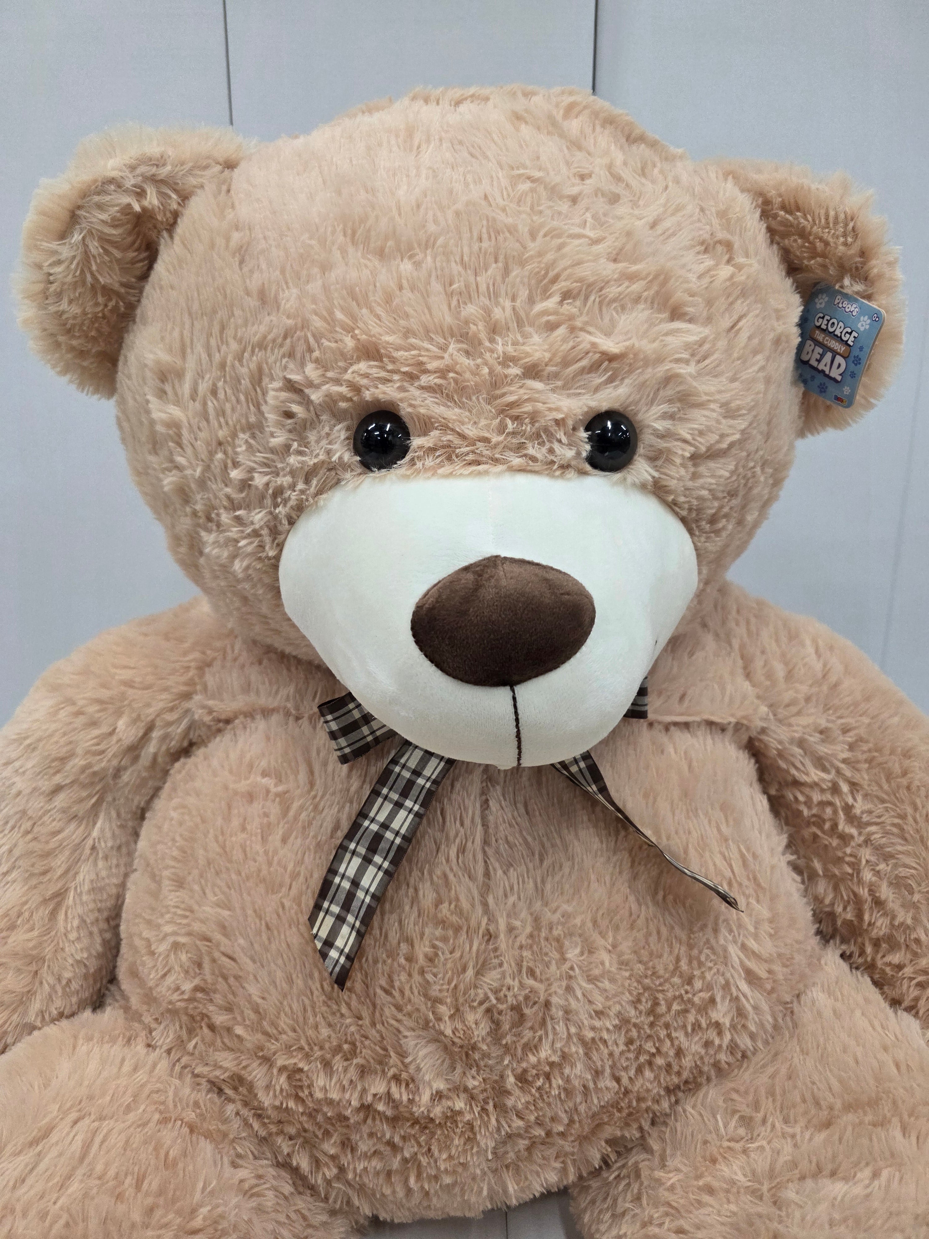 Valentines Giant George Bear Beige 53 Inch