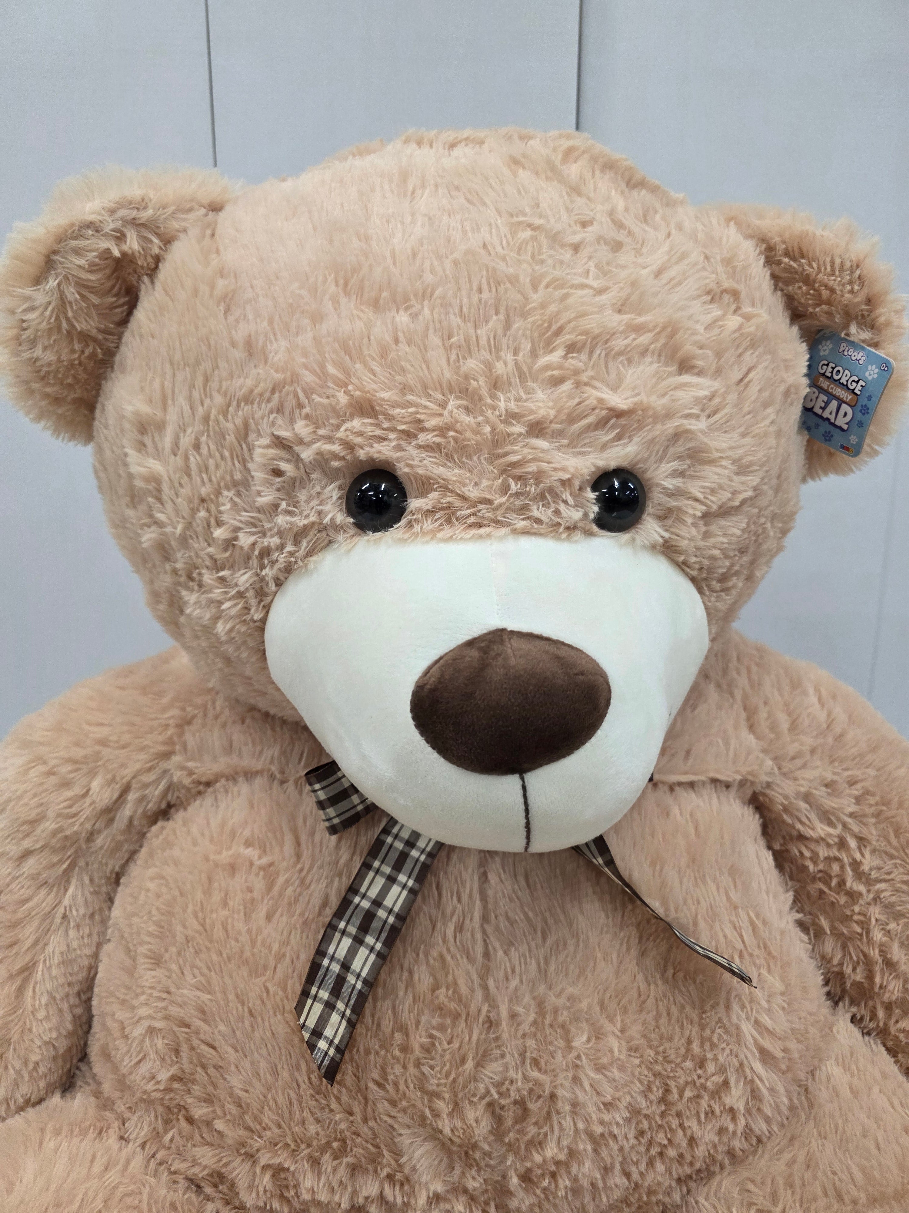 Valentines Giant George Bear Beige 53 Inch