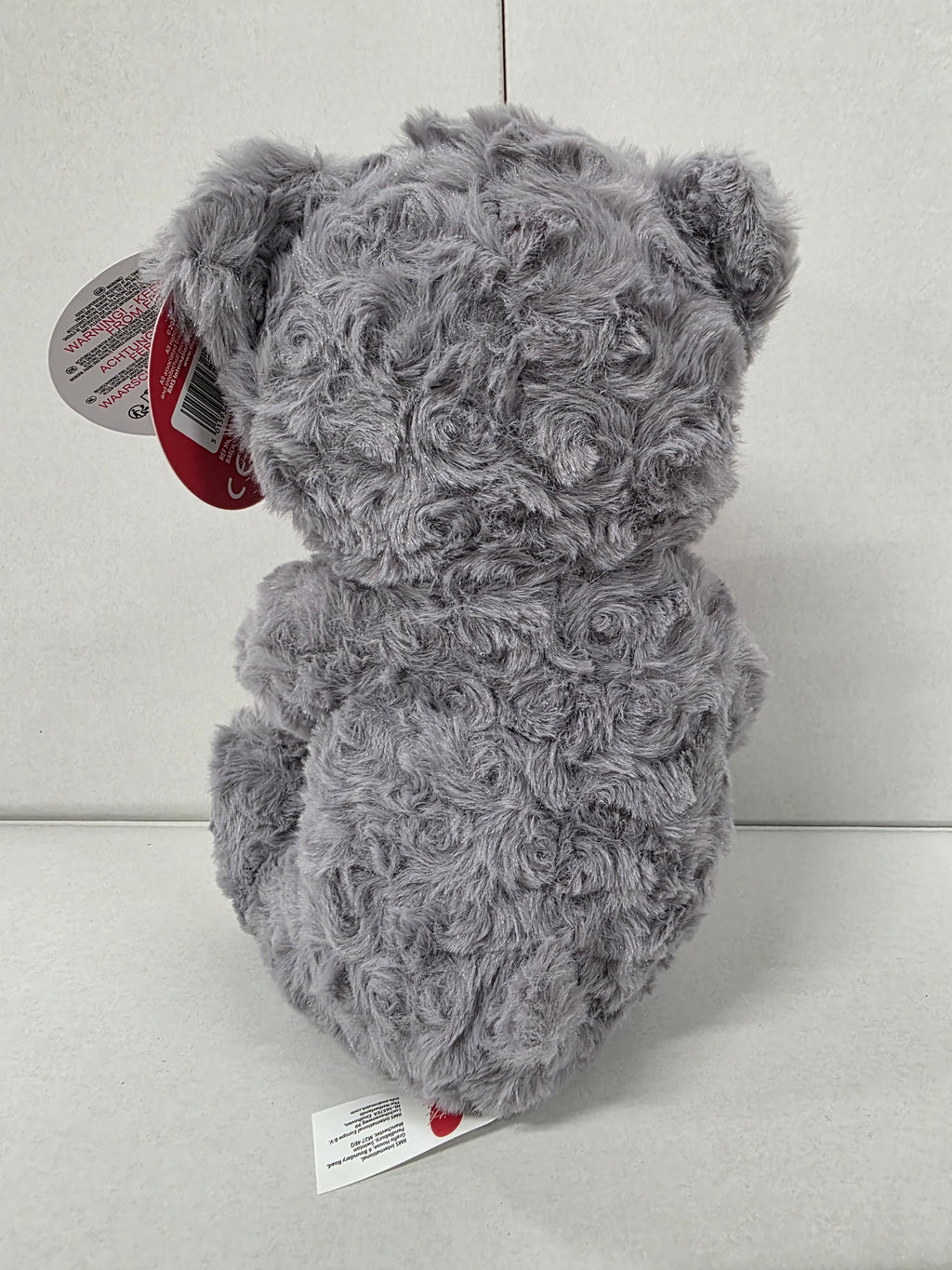 Valentines Love You Bear Pink and Grey 25cm