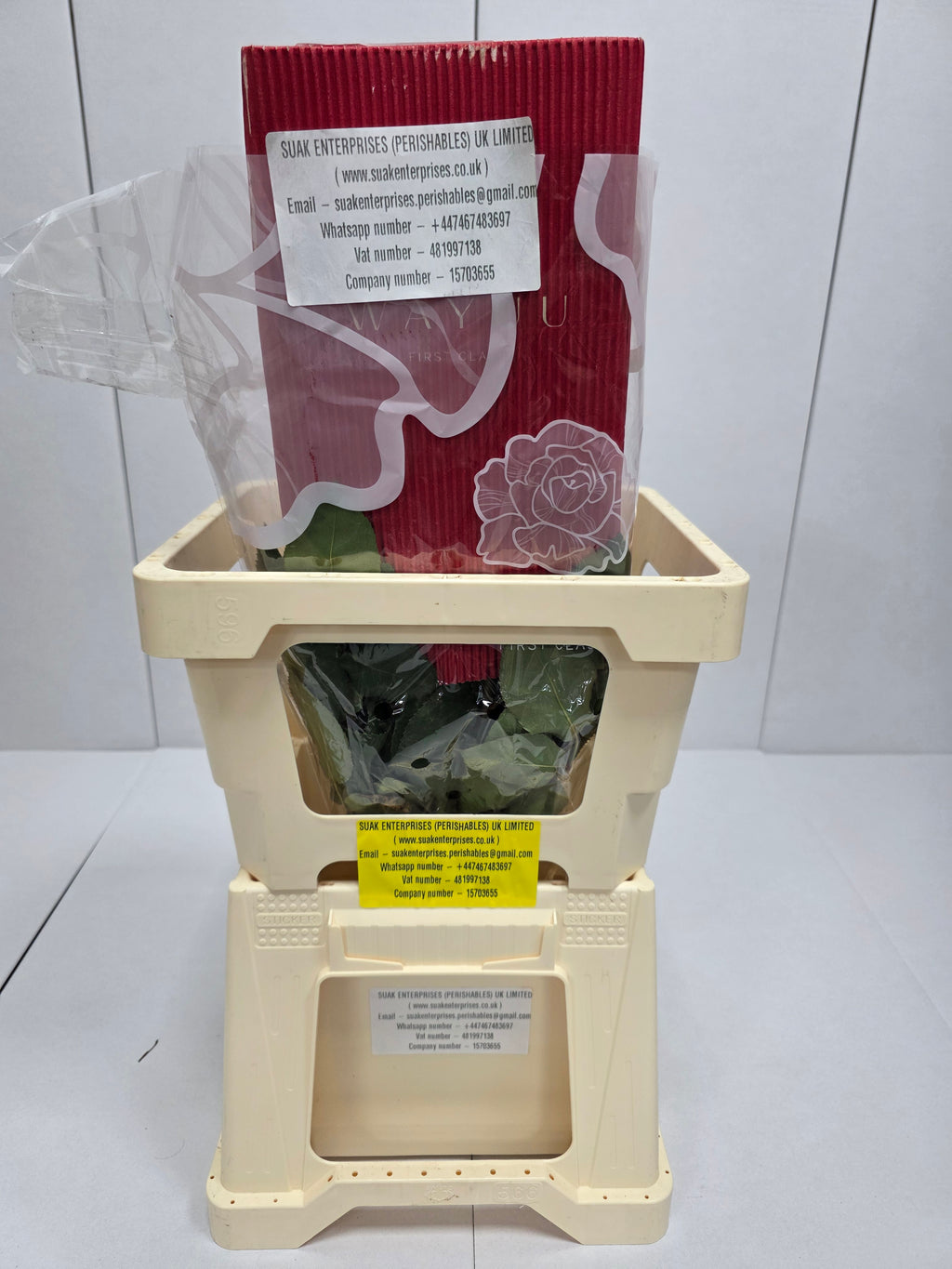 Farm Fresh Rosa Ecuadorian Gr Freedom 50cm (Bunch of 25 stems, Length 50cm)