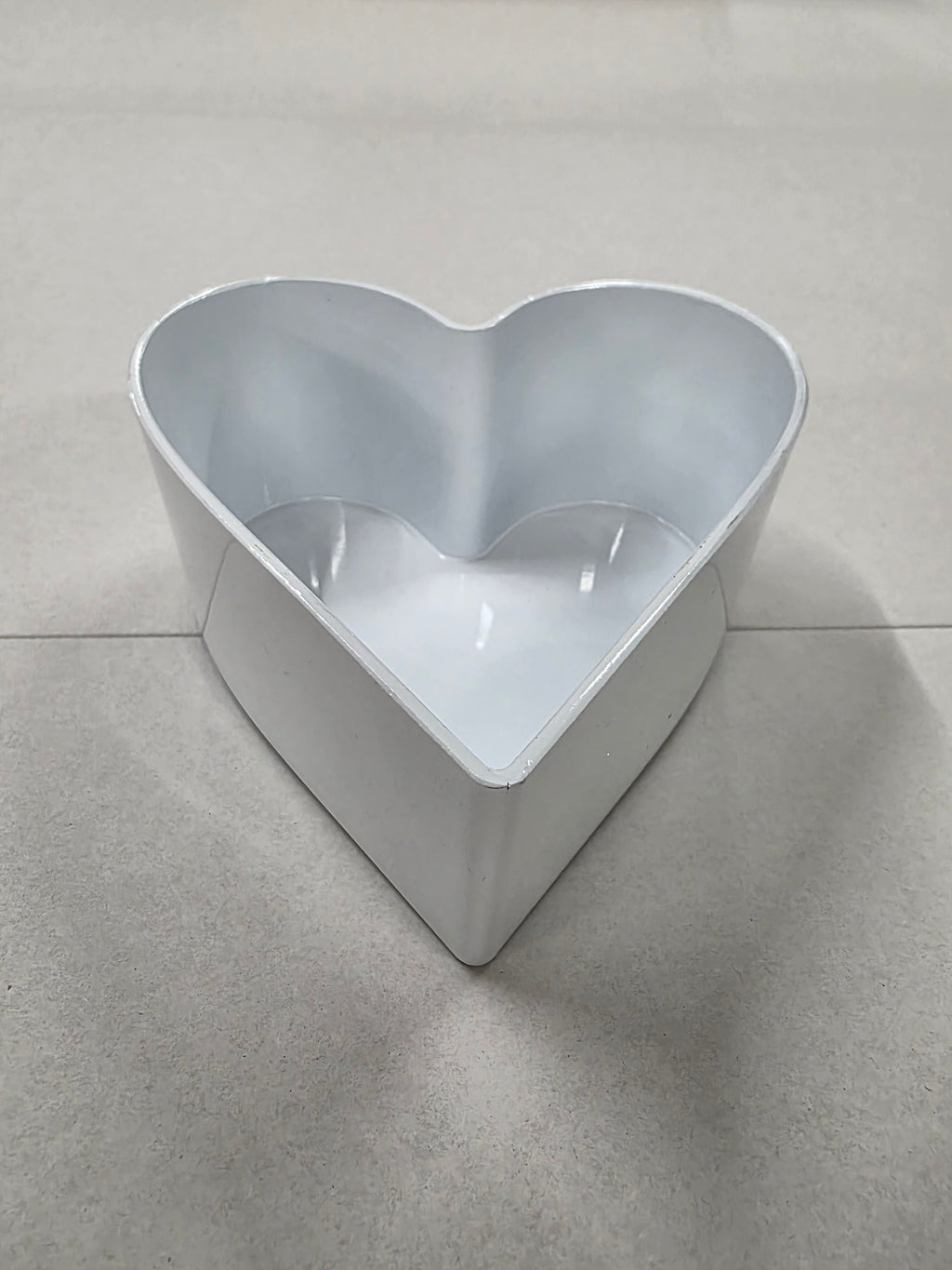Planter Bowl Heart Melam White 15cm (PACK OF 2)