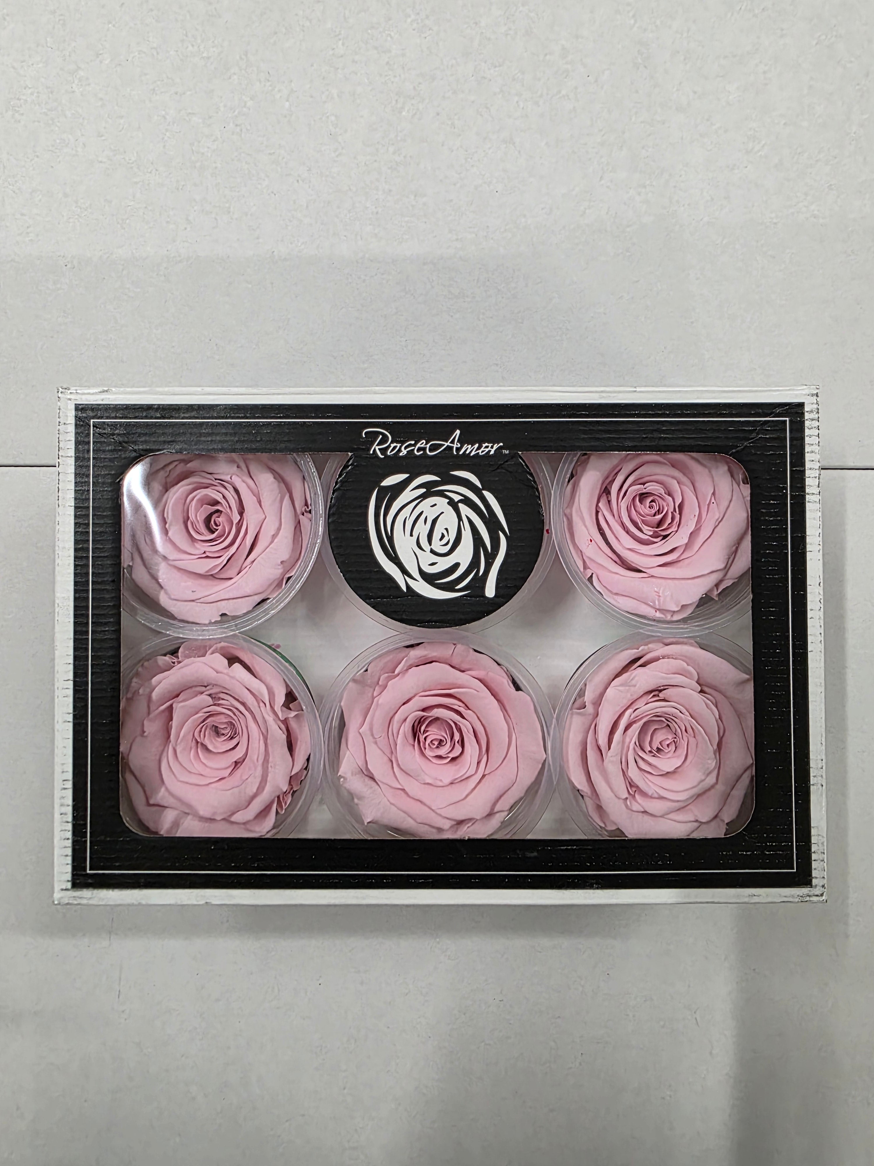 Artificial Preserved Rosa Xl Pink 04