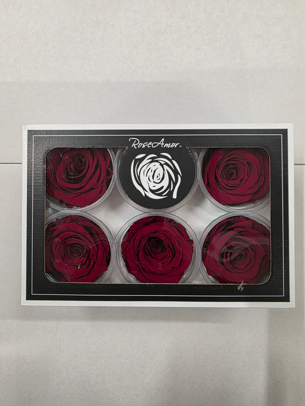 Artificial Preserved Rosa Xl Red 01