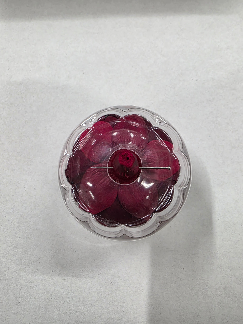 Artificial Preserved Rosa Xl Red 01