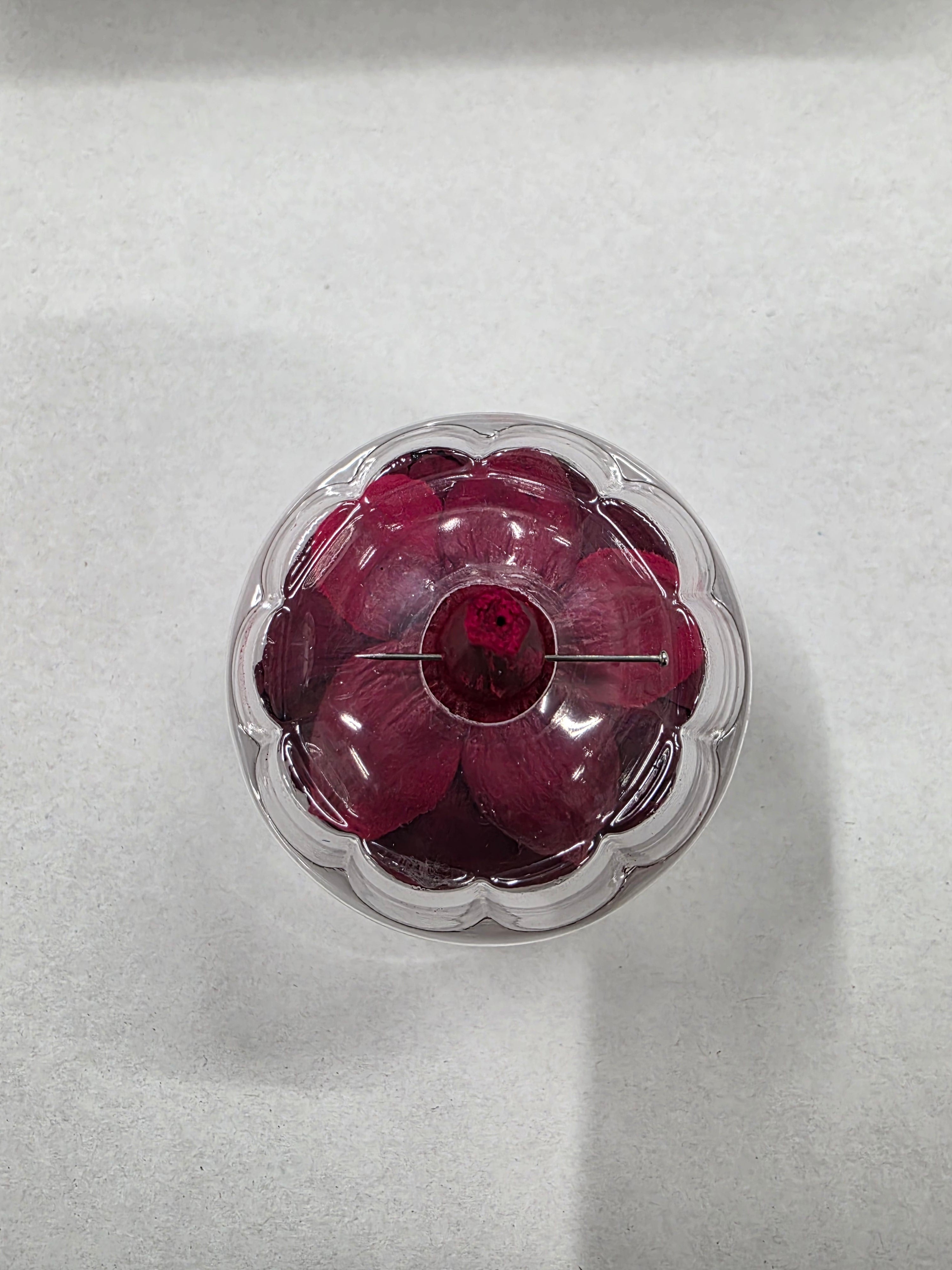 Artificial Preserved Rosa Xl Red 01