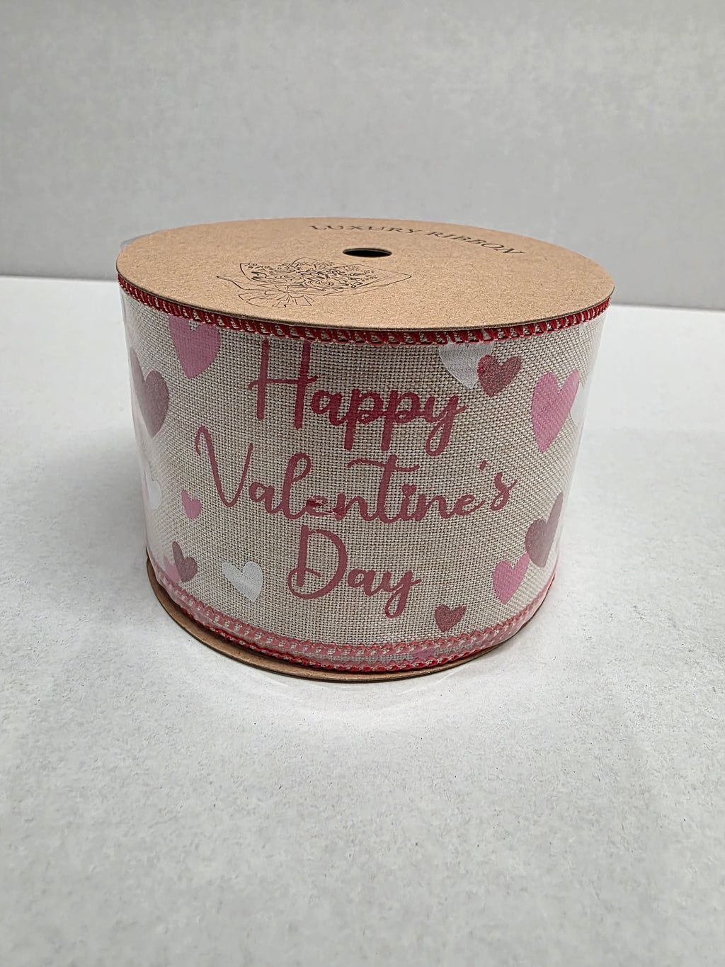 Ribbon Happy Valentines 63mm X10yards