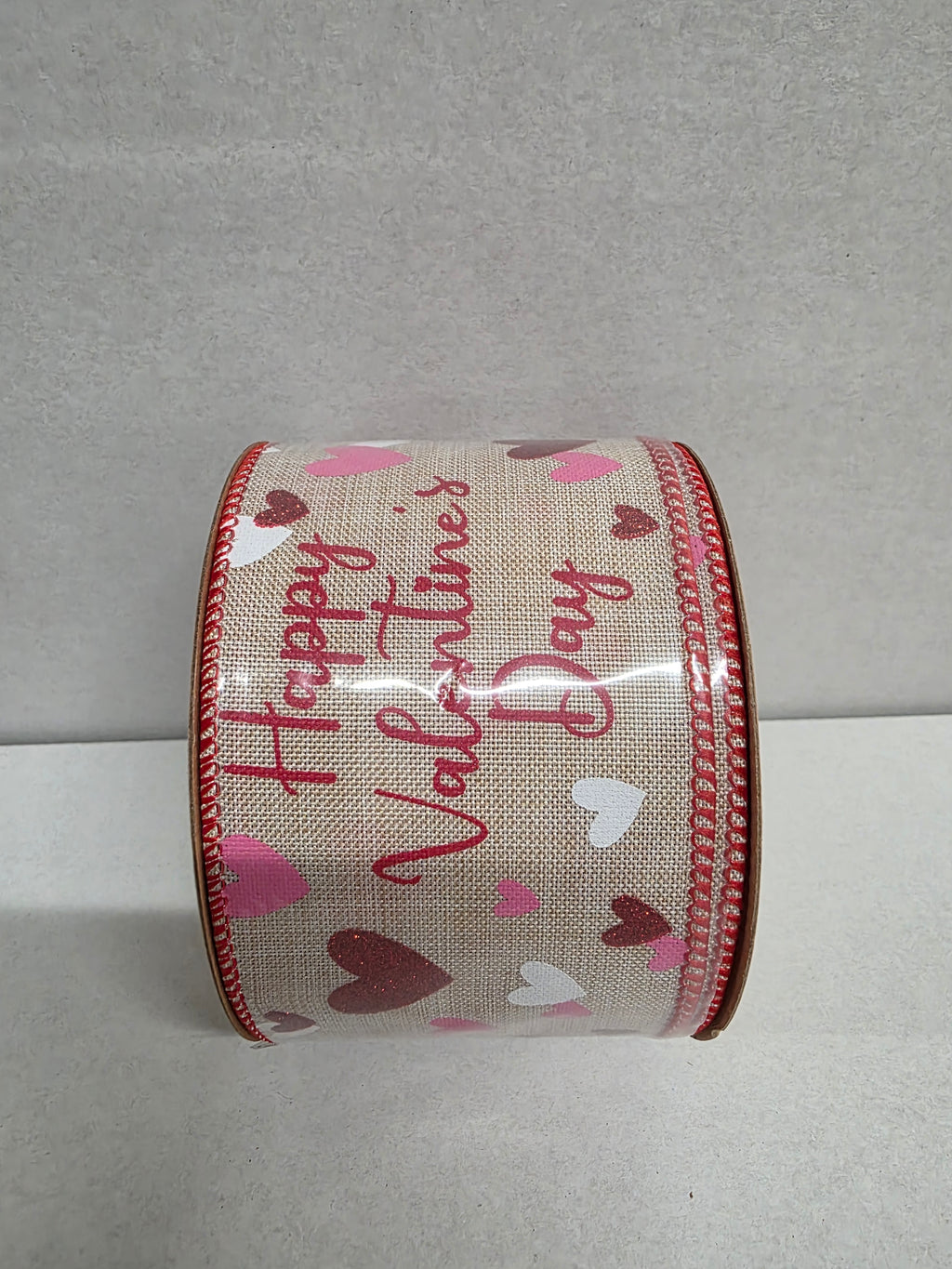 Ribbon Happy Valentines 63mm X10yards