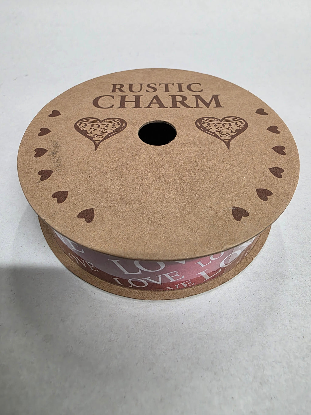 Ribbon Satin Love 25mm (PACK OF 5)