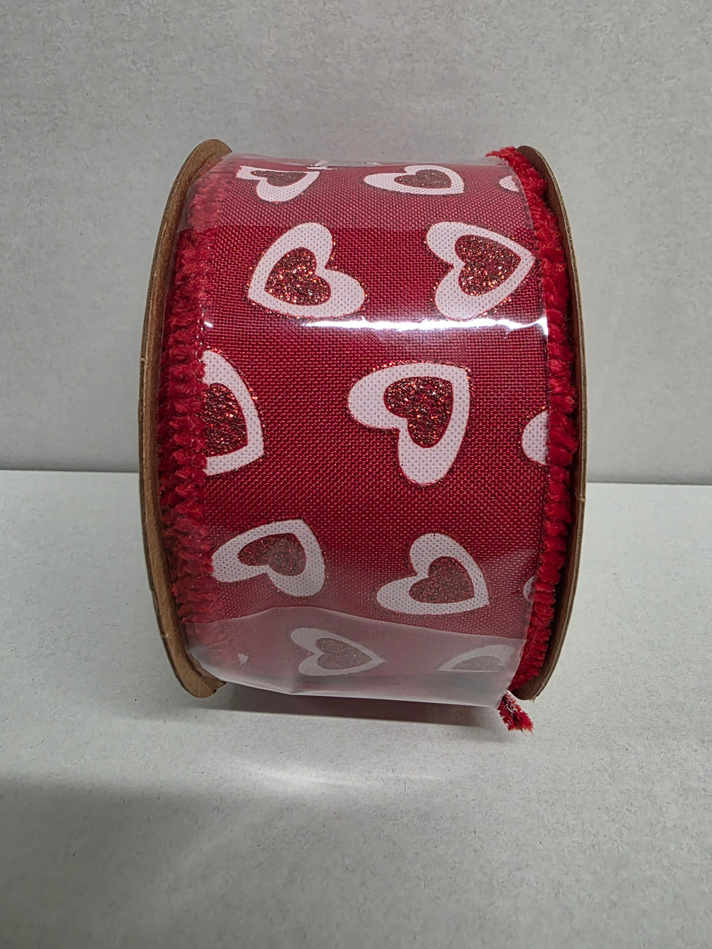 Ribbon Sparkly Heart 60mm