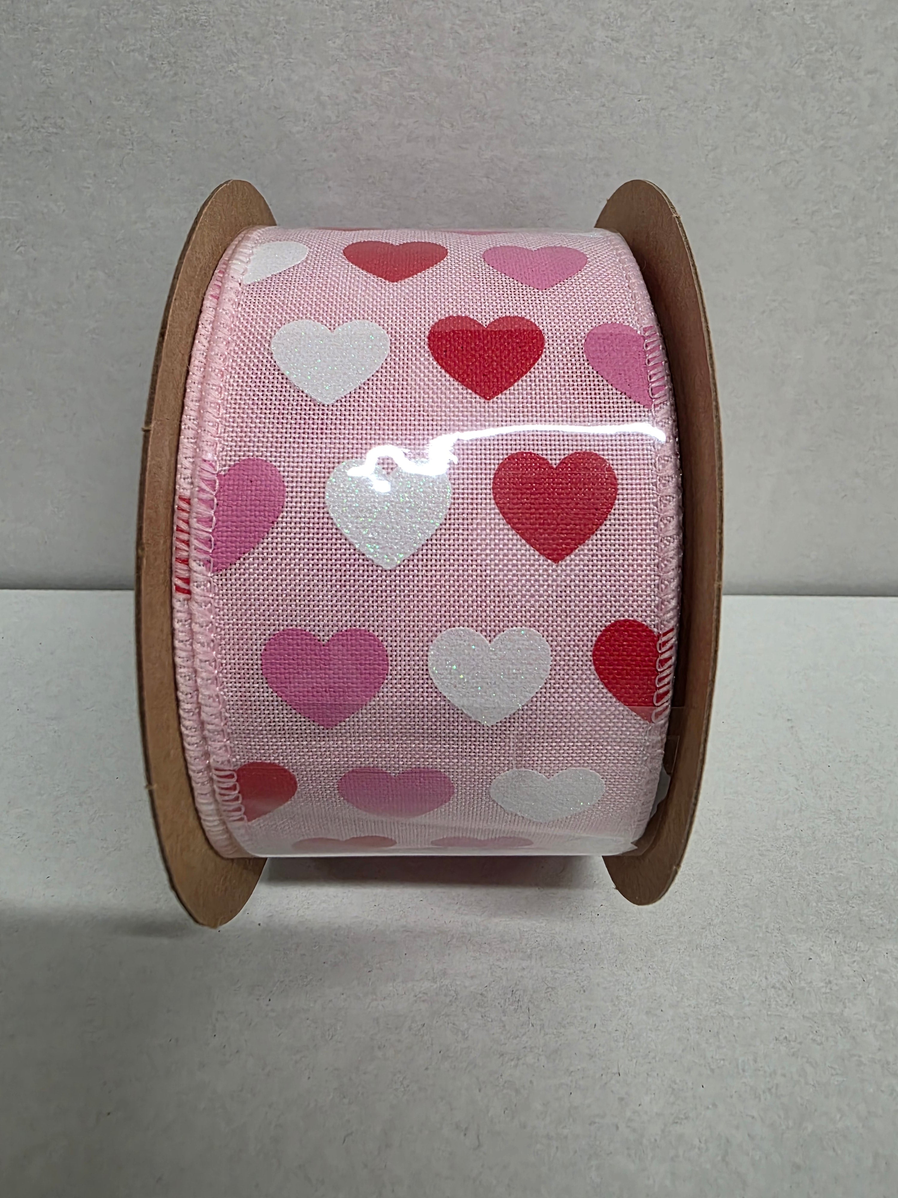 Ribbon With Love Hearts 60mm