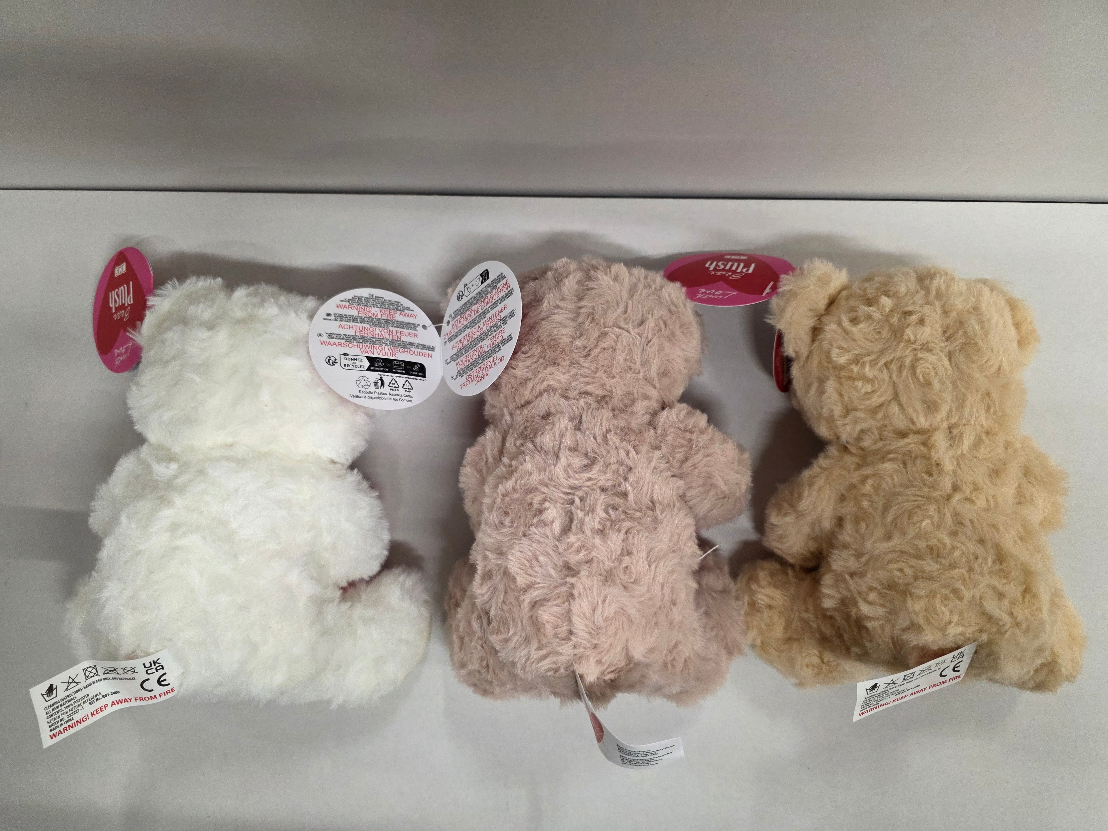 Valentines Bear Heart Letter 20cm (PACK OF 2)