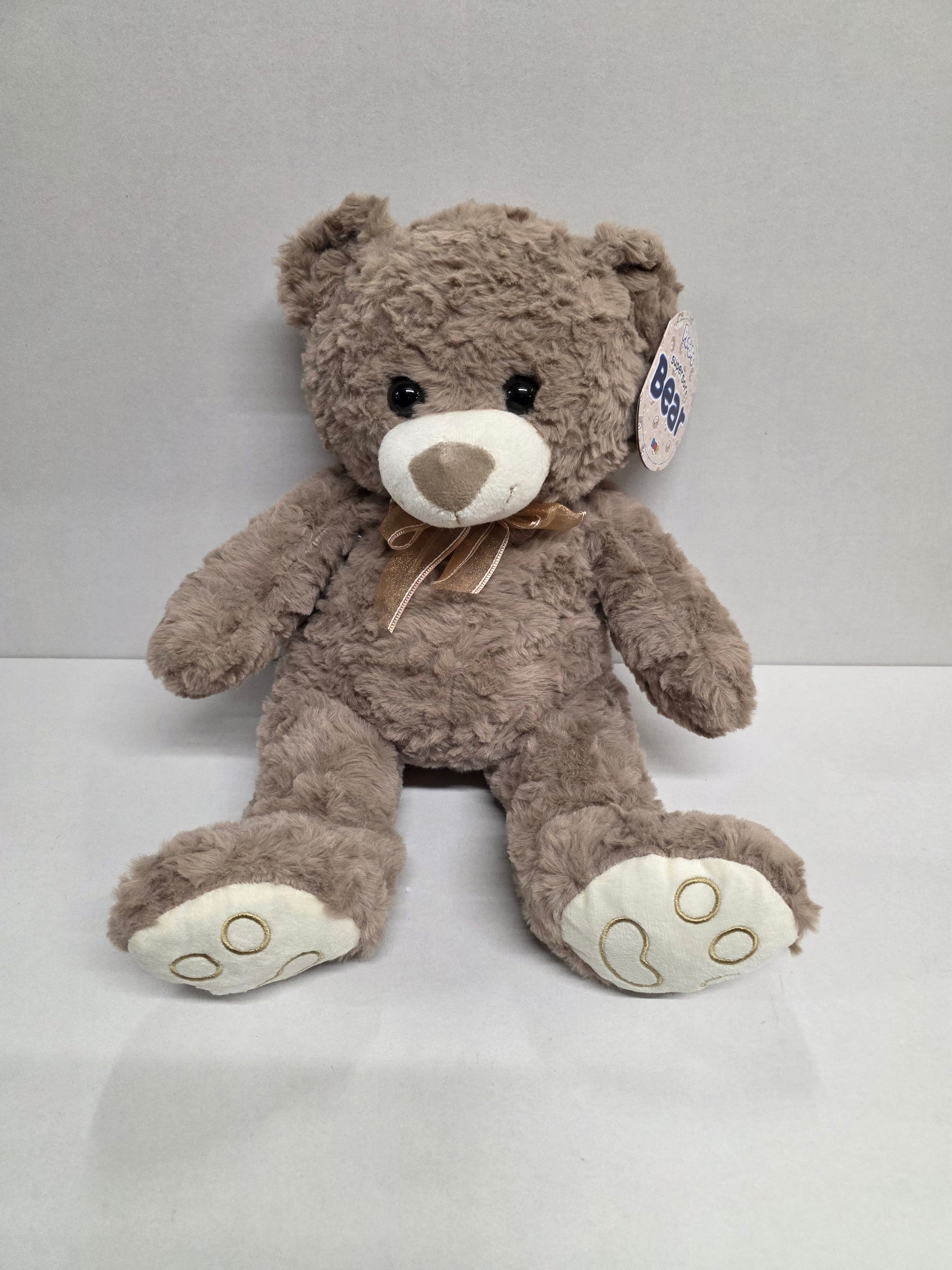 Valentines Bear Twirl 30cm Beige