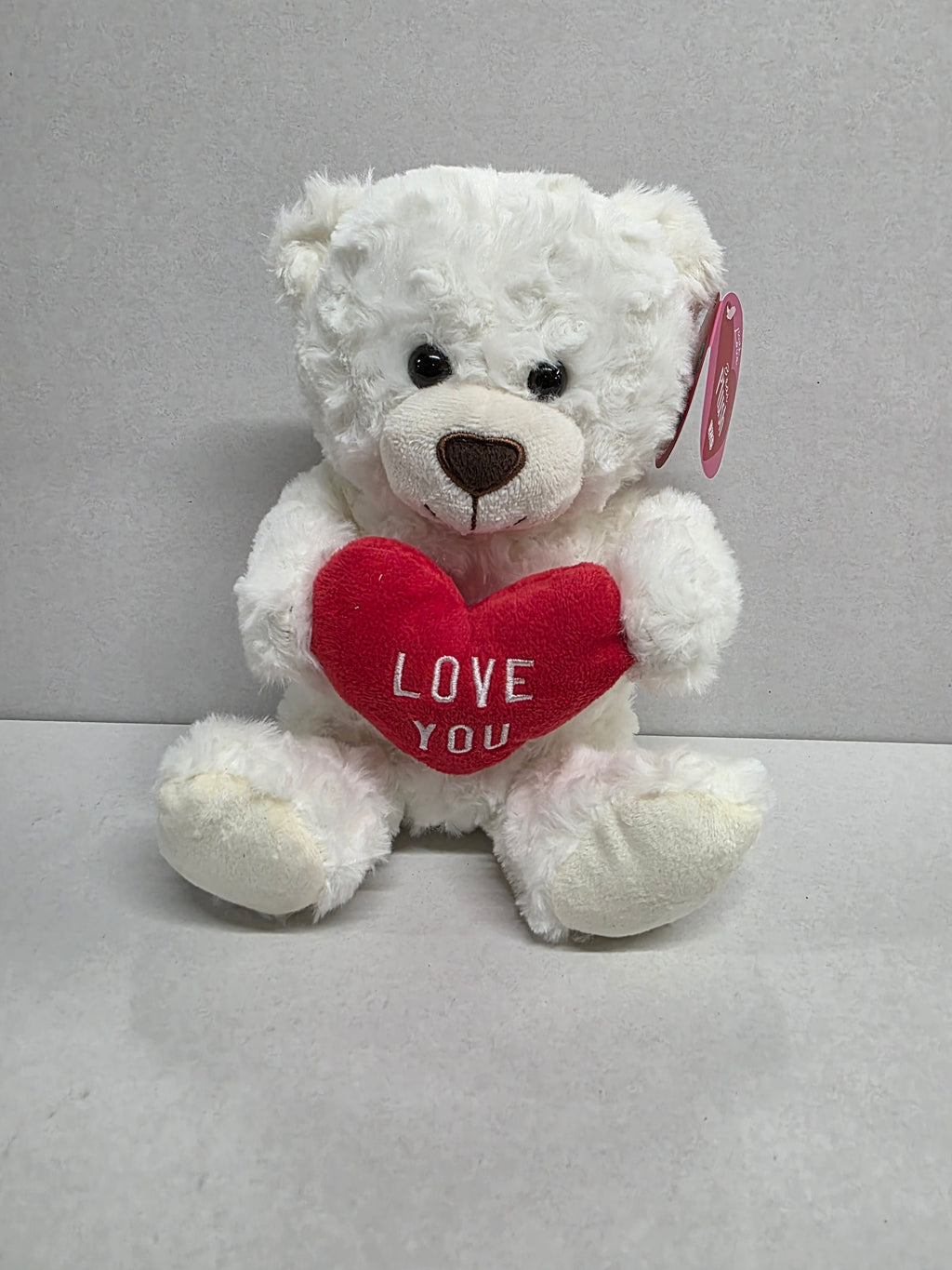 Valentines I Love You Bear Cream 25cm (PACK OF 2)