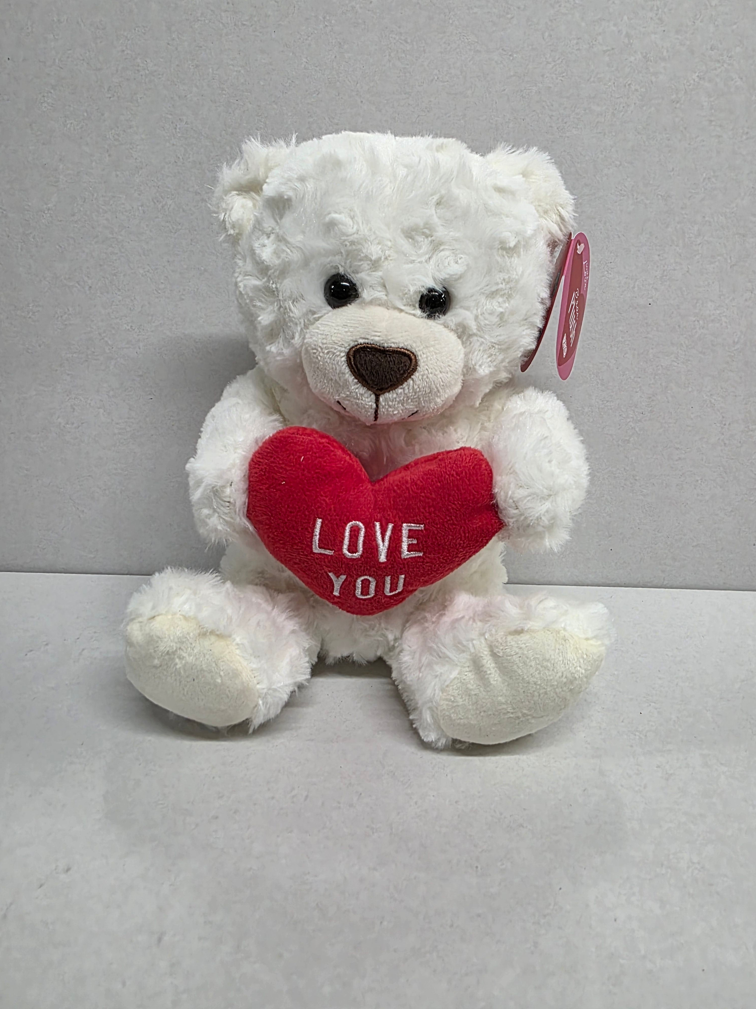 Valentines I Love You Bear Cream 25cm (PACK OF 2)