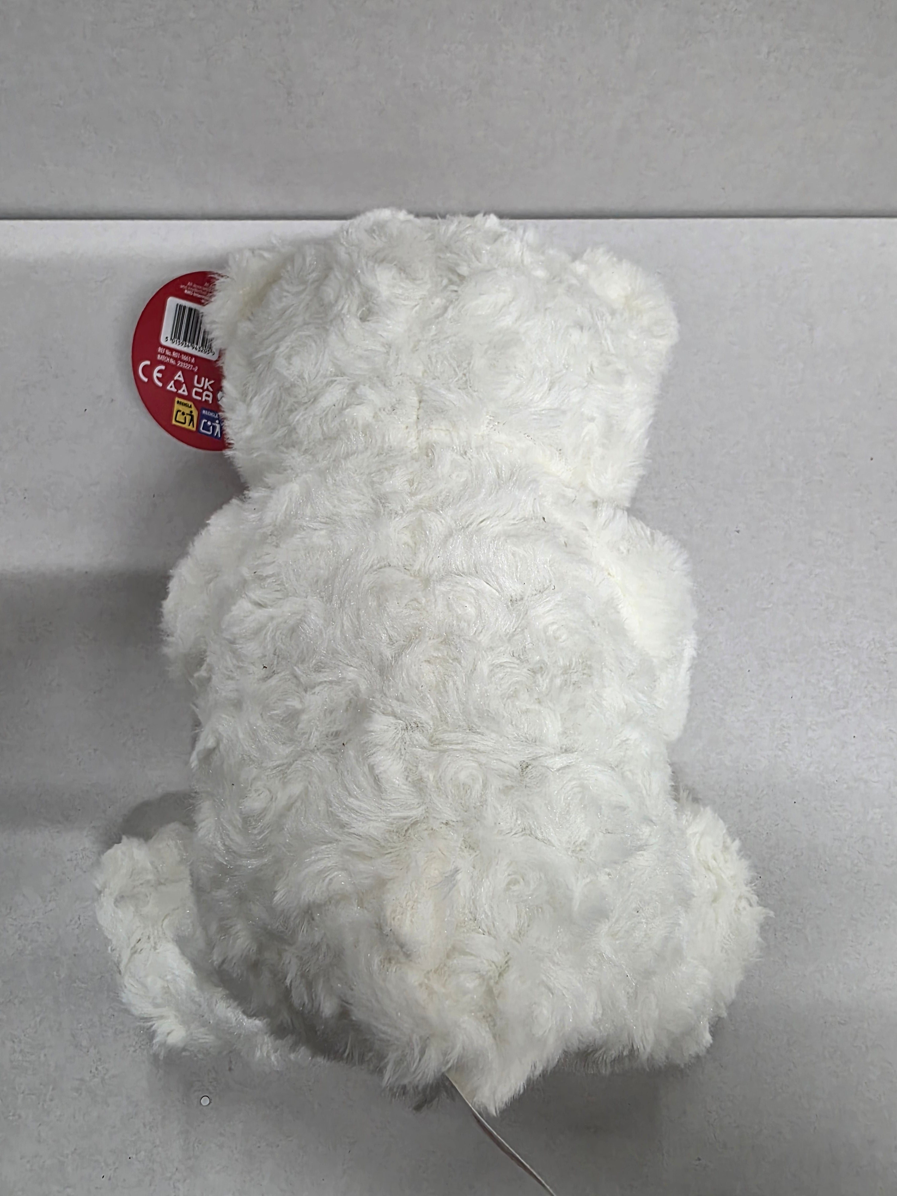 Valentines I Love You Bear Cream 25cm (PACK OF 2)