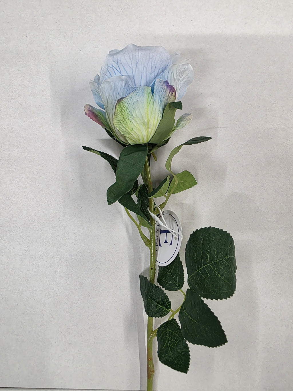 Artificial Essential Garden Rose Tonal Ice Blue (PACK OF 4)